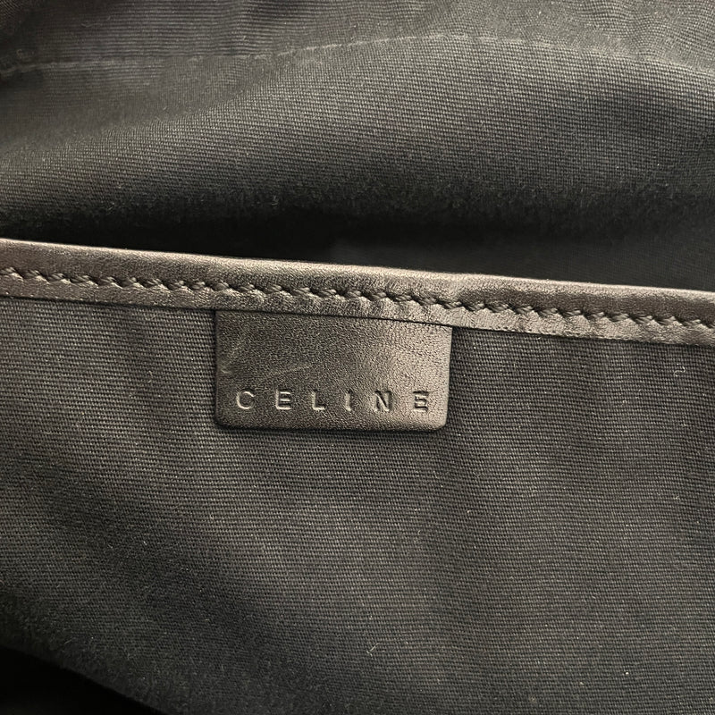 CELINE/Boston Bag/OS/Monogram/Velour/BLK/C MACADAM