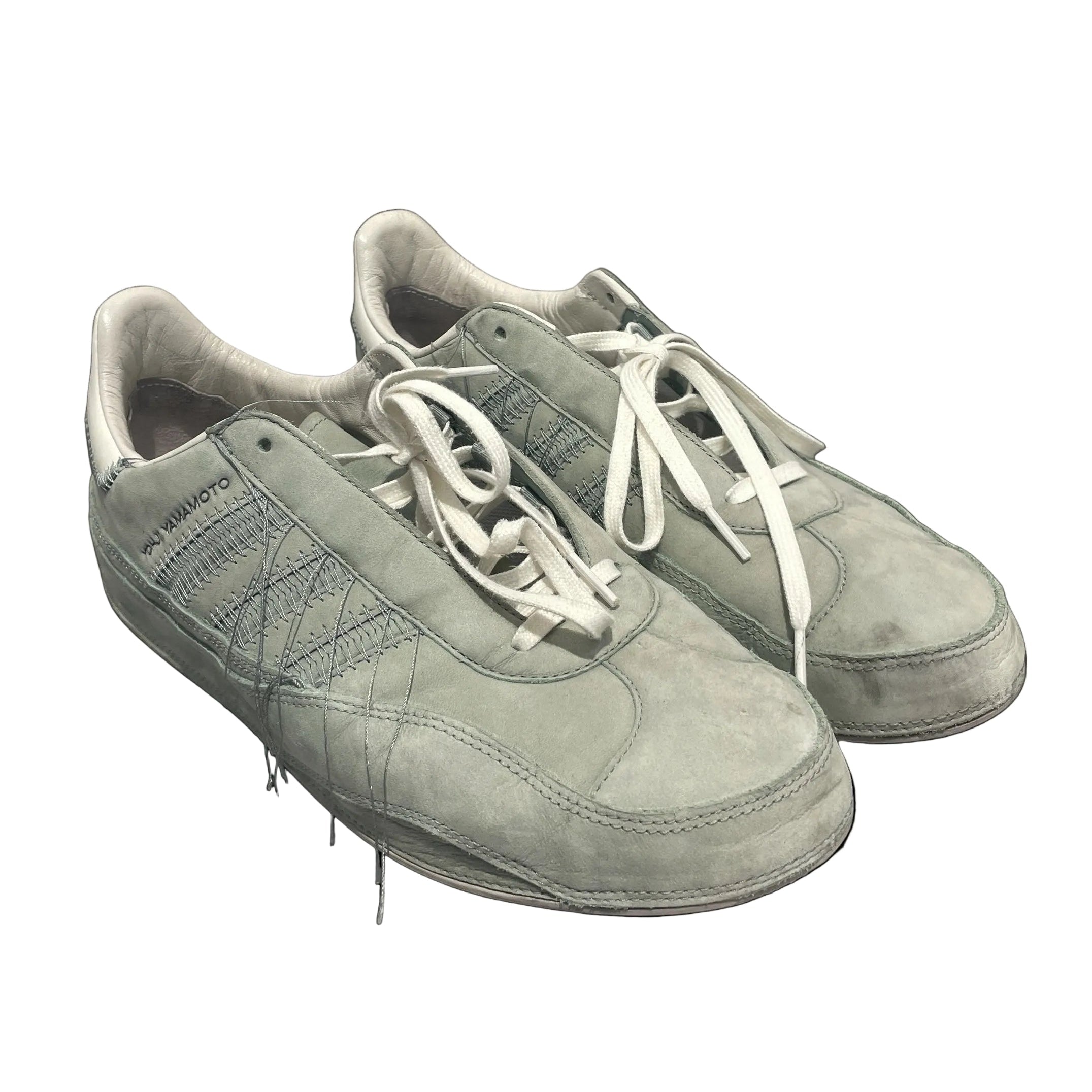 Y-3/adidas/Low-Sneakers/US 10/Suede/GRN/gazelle view 1