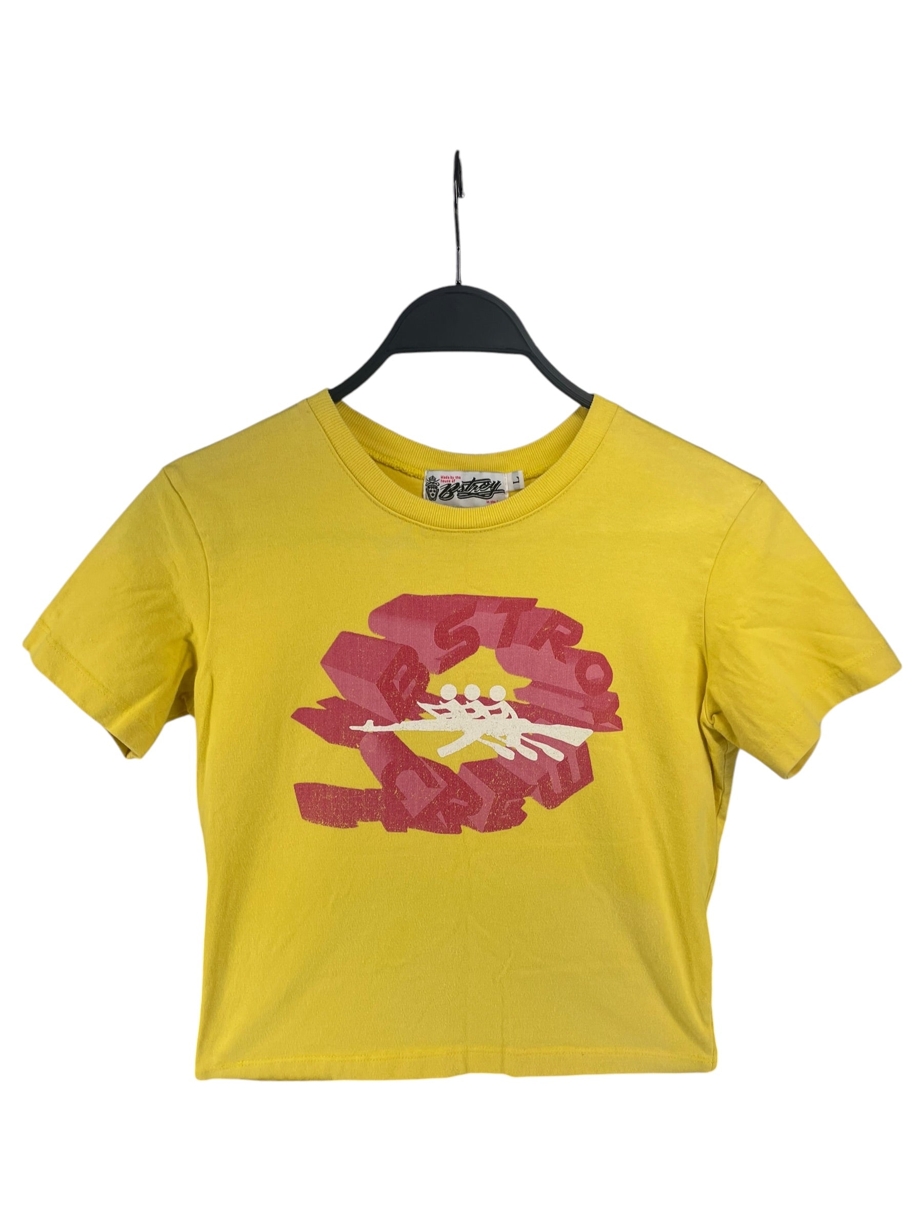 BSTROY/T-Shirt/L/Cotton/YEL/RED/PNK LOGO PRINT view 1