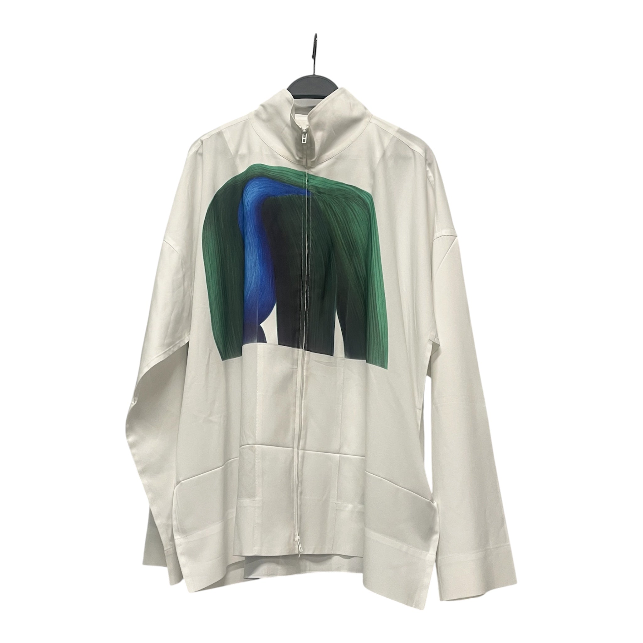 HOMME PLISSE ISSEY MIYAKE/Jacket/3/Polyester/WHT/RONAN BOUROULLEC ZIP UP JACKET view 1