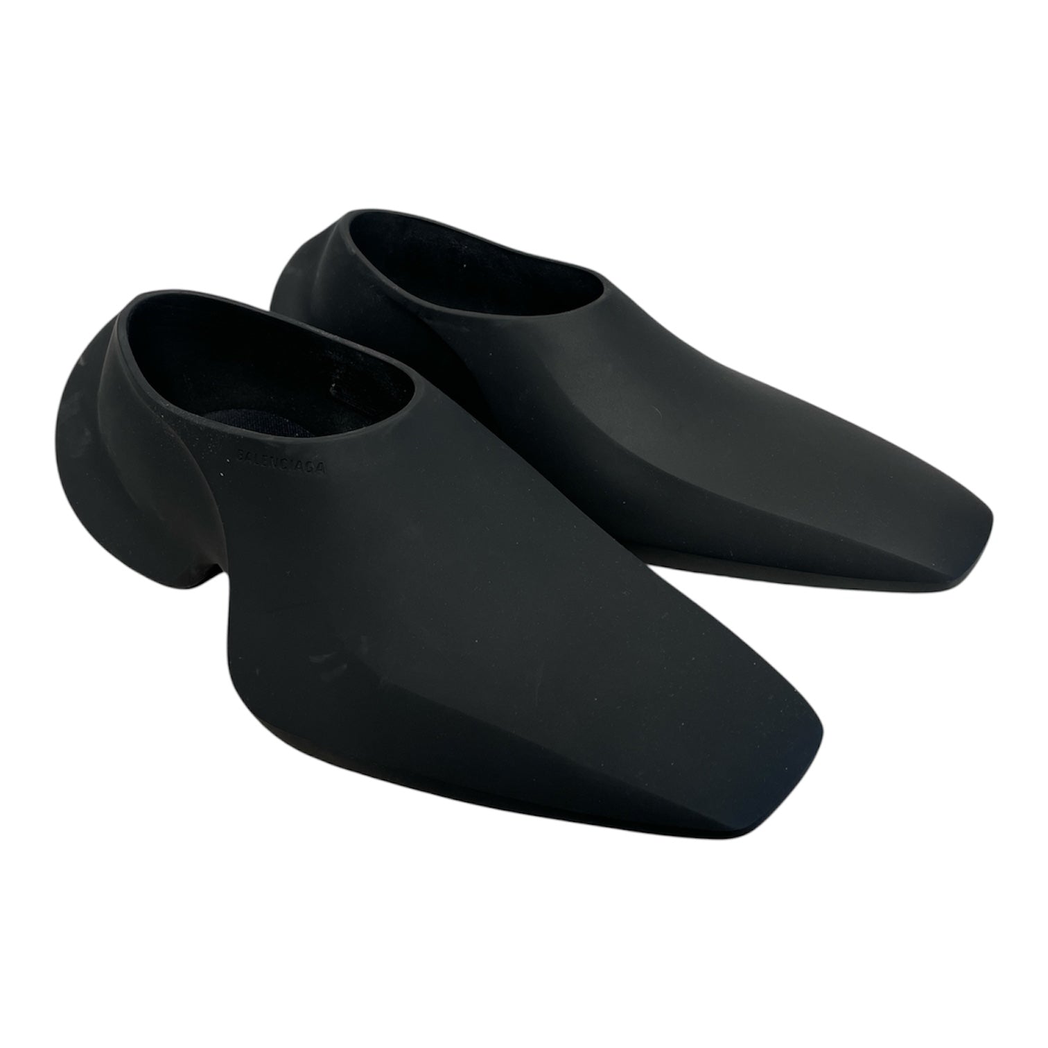 BALENCIAGA/Loafers/US 10/BLK/futuristic space shoe view 1