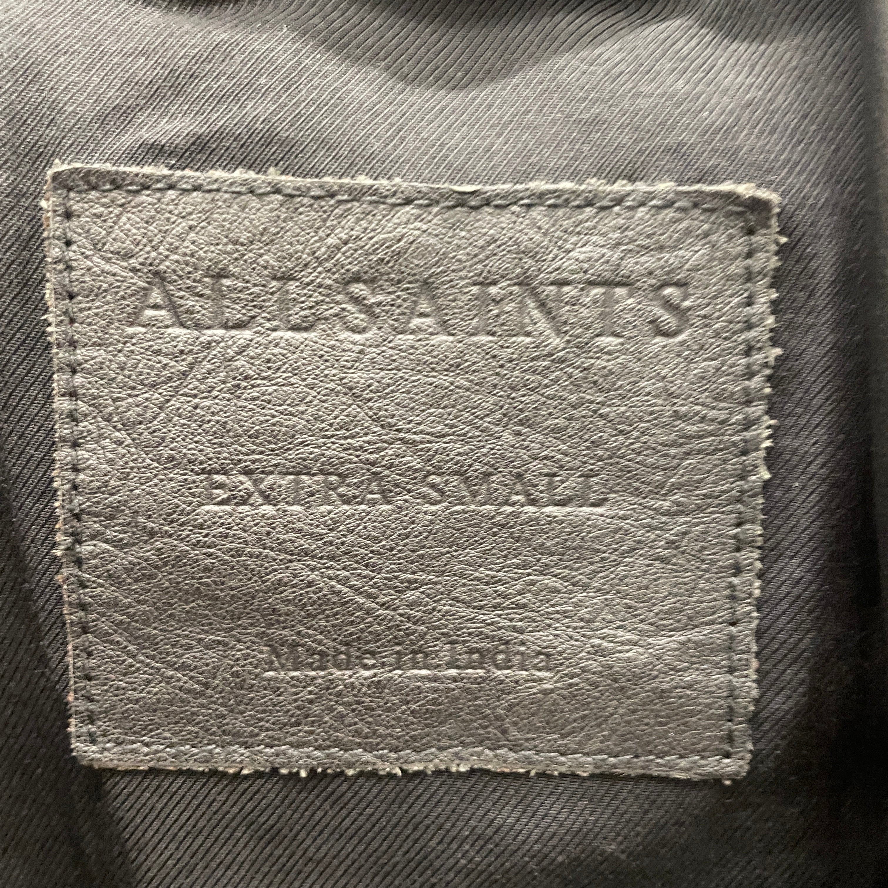 ALLSAINTS/Jacket/XS/Leather/BLK/KAHAWA LEATHER view 3