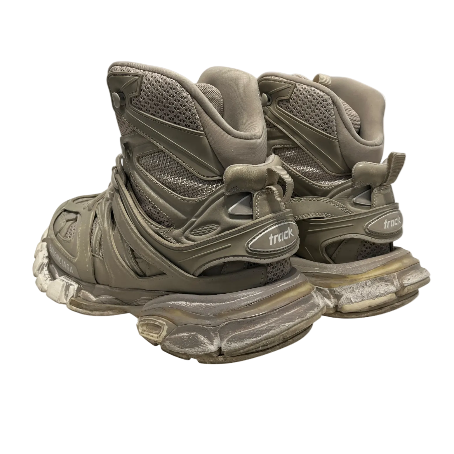 BALENCIAGA/Low-Sneakers/US 8/BEG/track hike high-top view 2