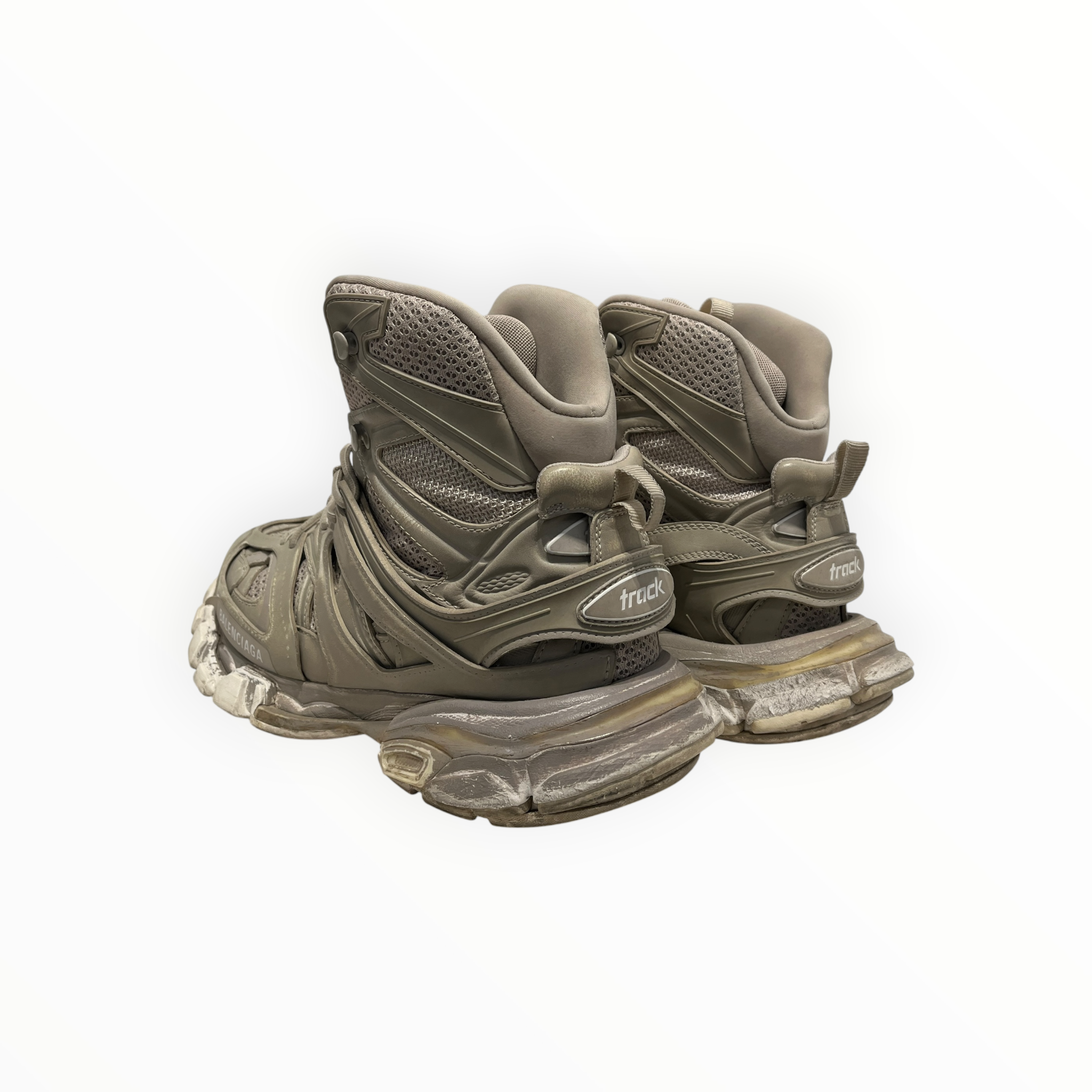 BALENCIAGA/Low-Sneakers/US 8/BEG/track hike high-top view 2