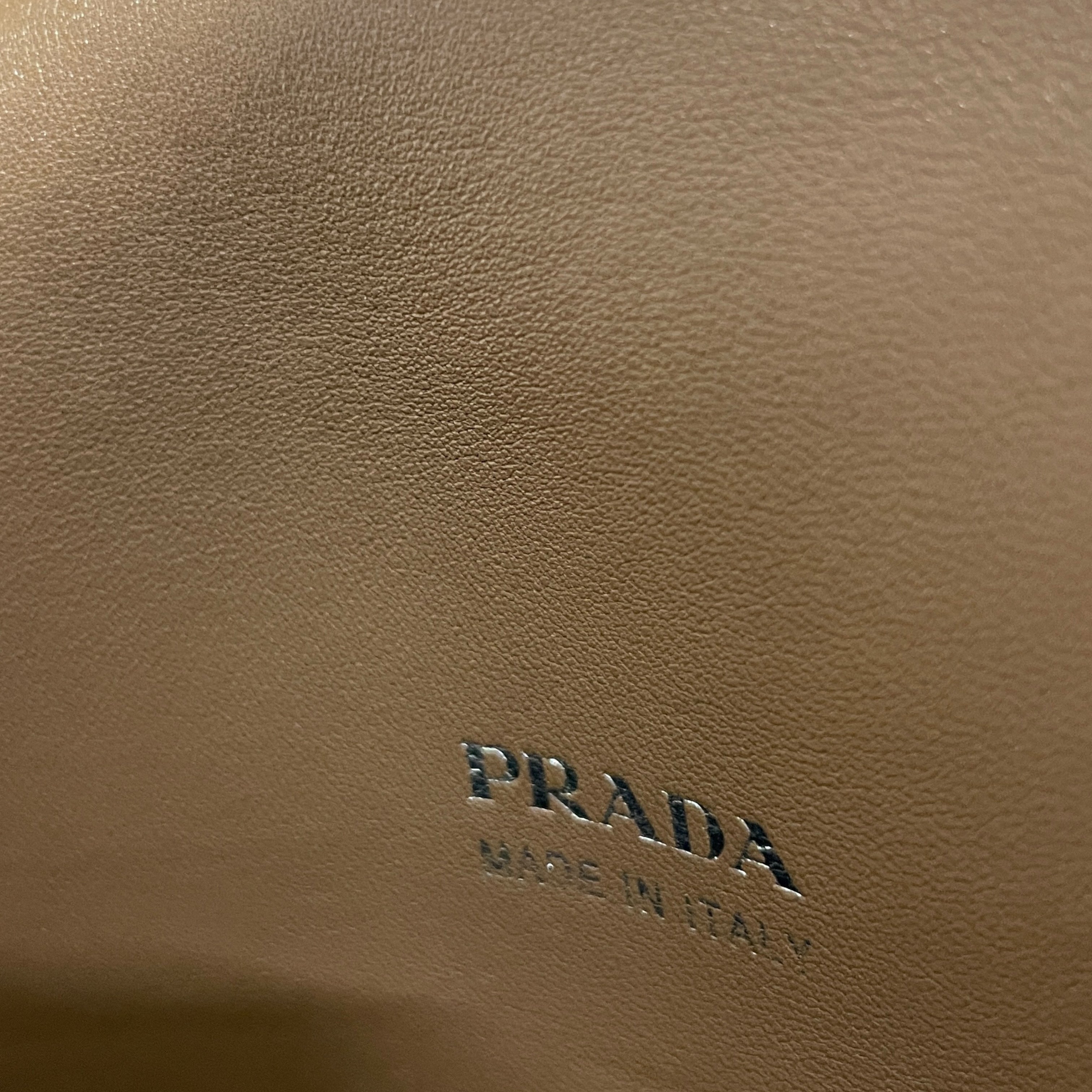 PRADA/Bag/Leather/BLK/double flap turn shoulder bag view 7