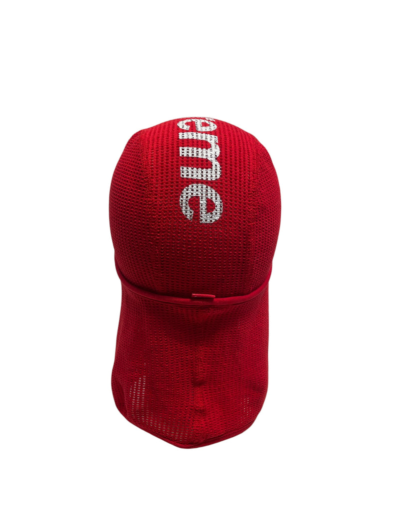 Supreme/Headwear/RED/SUPREME BALACLAVA RED MESH