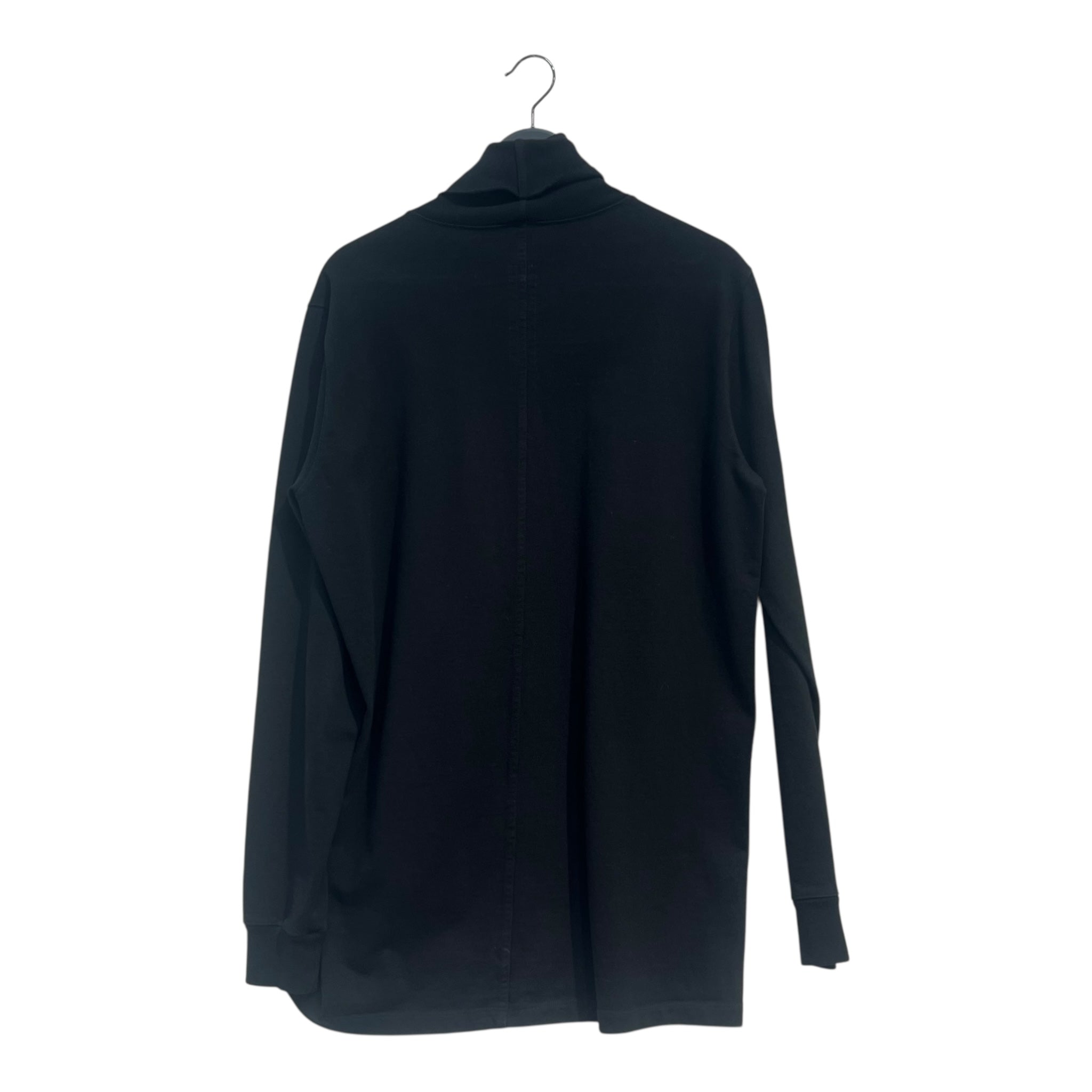 Rick Owens/LS T-Shirt/L/Cotton/BLK/Turtle Neck/ view 1