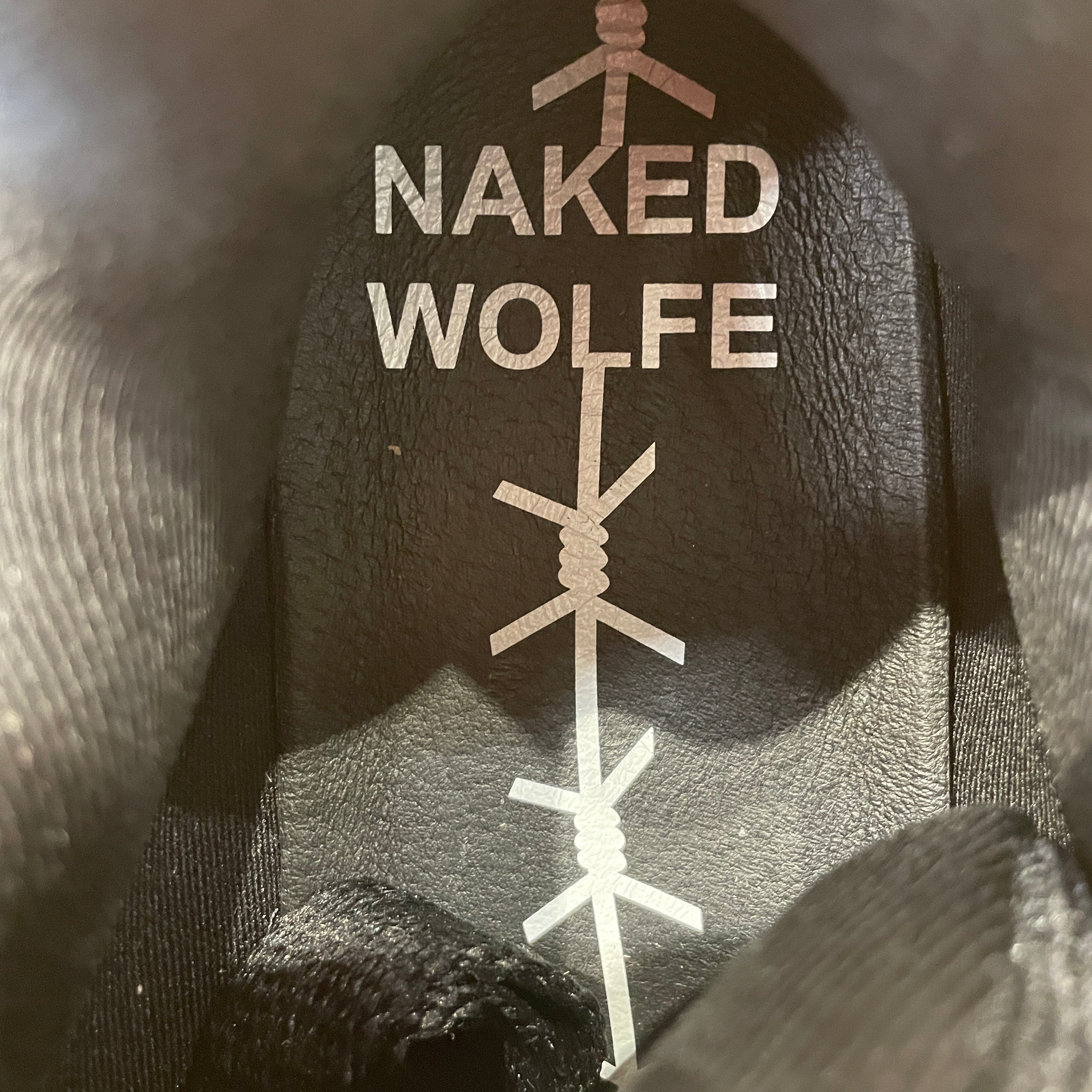 NAKED WOLFE/Shoes/EU 44.5/Border/BLK/Slide Sneaker view 3