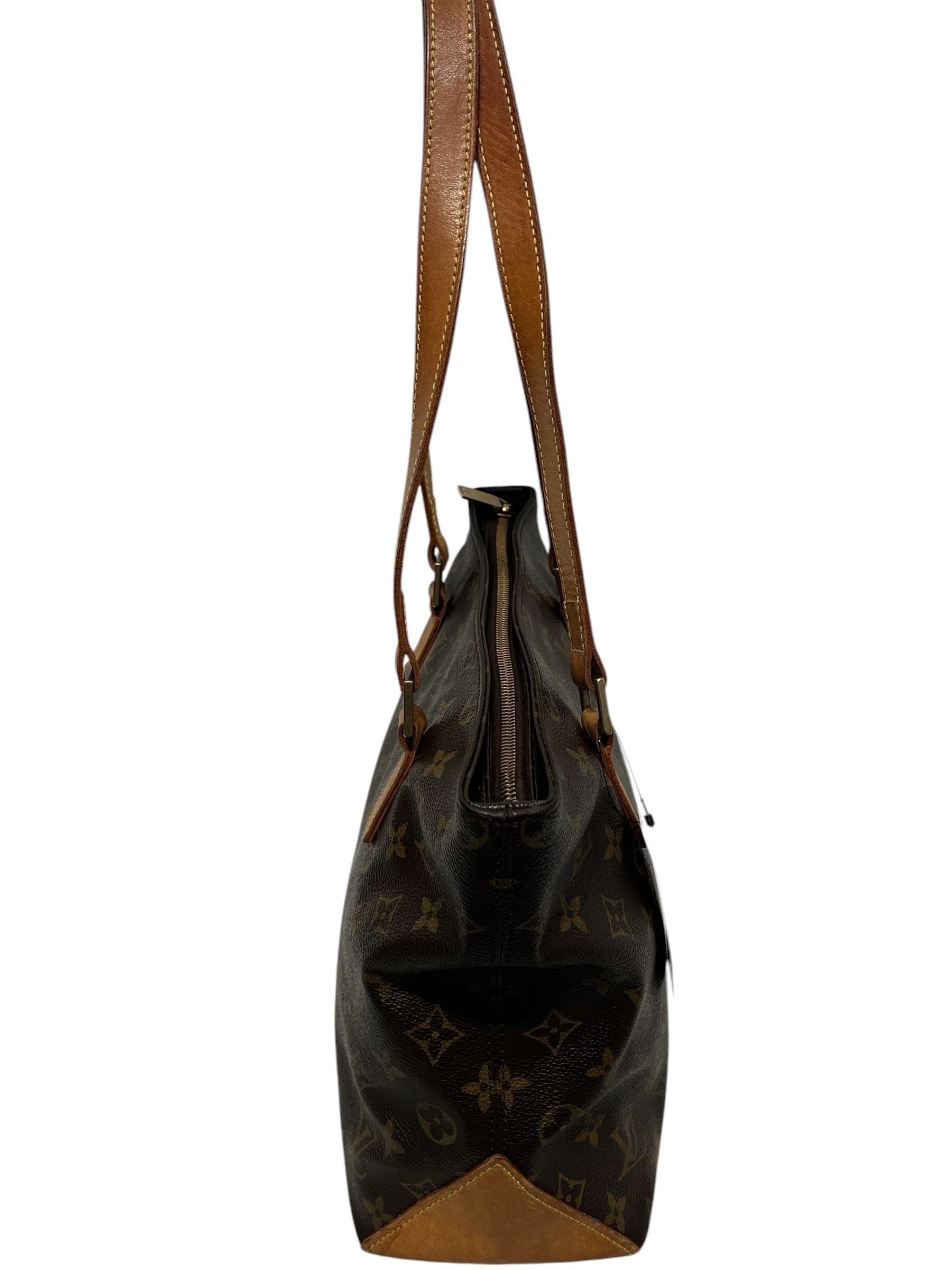 LOUIS VUITTON/Bag/Monogram/Leather/BRW/CABAS PIANO view 2