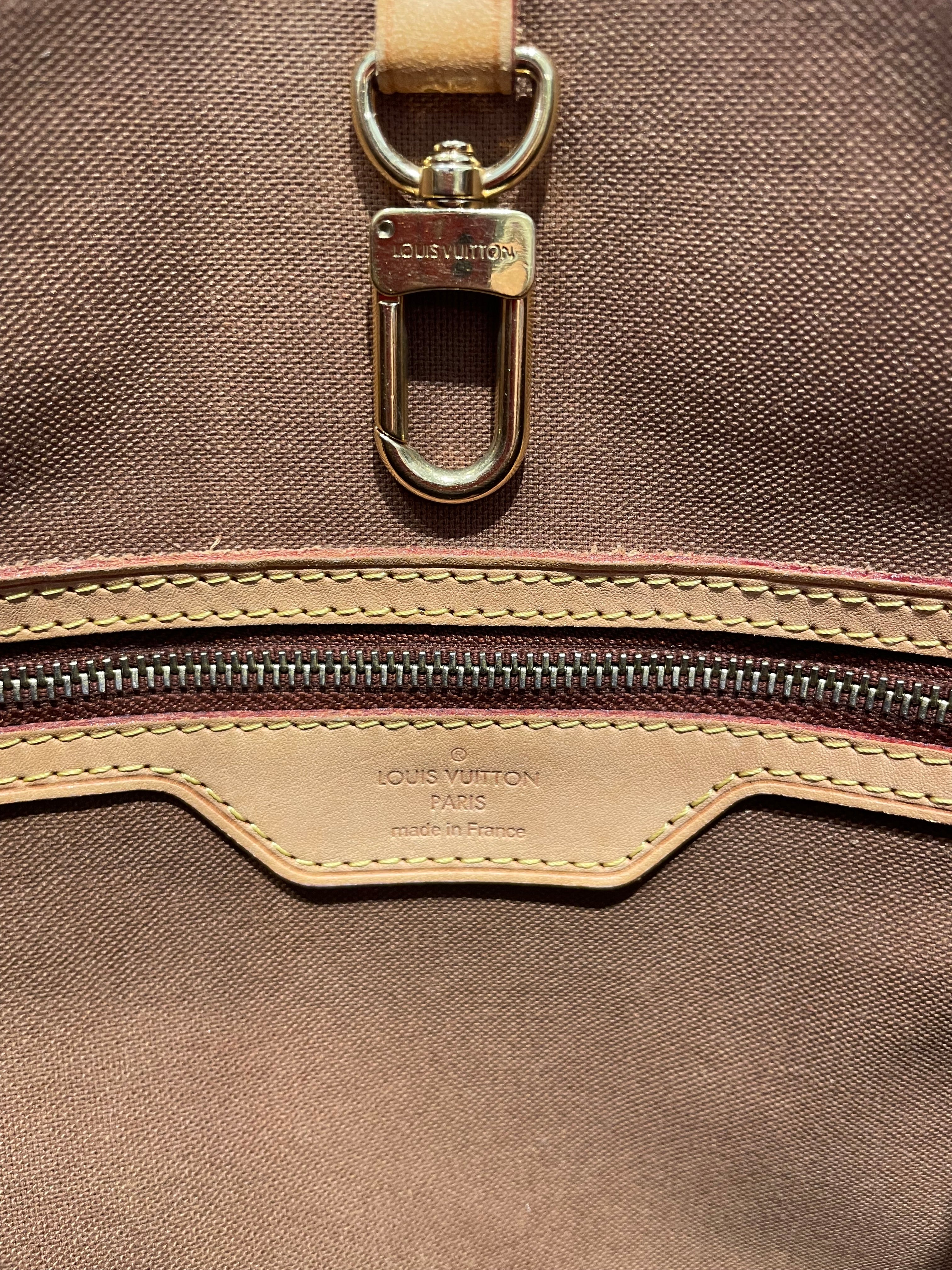 LOUIS VUITTON/Tote Bag/Leather/BRW/Batignolles Horizontal view 5