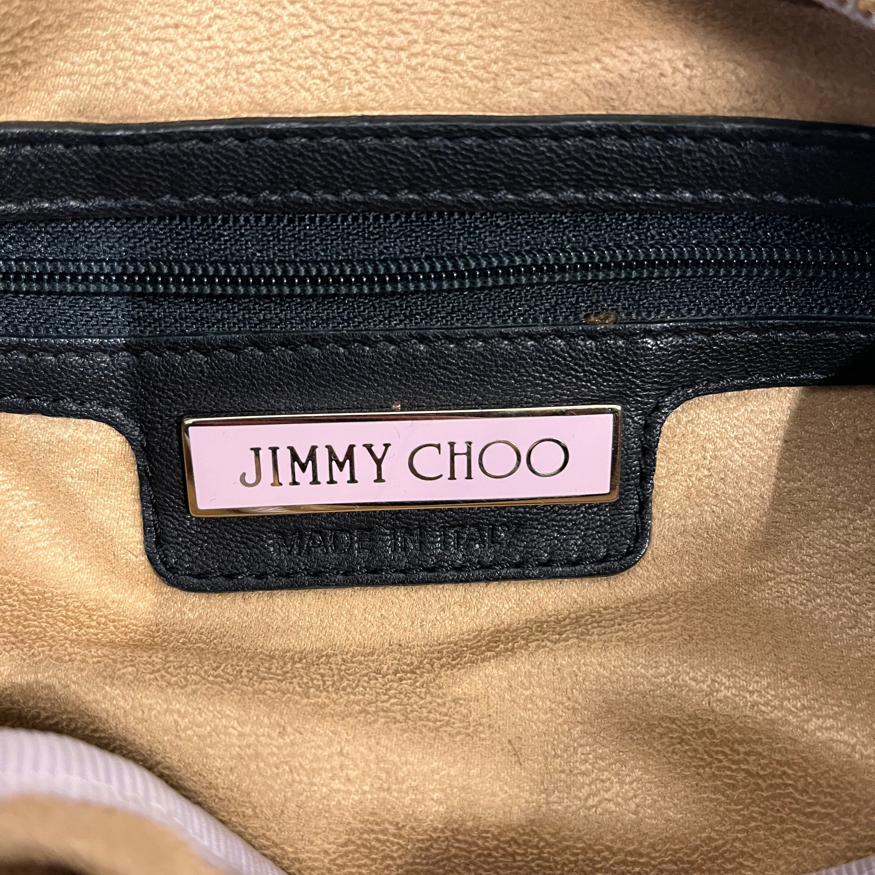 JIMMY CHOO/Bag/All Over Print/Leather/BLK/SKY HOBO BAG view 5