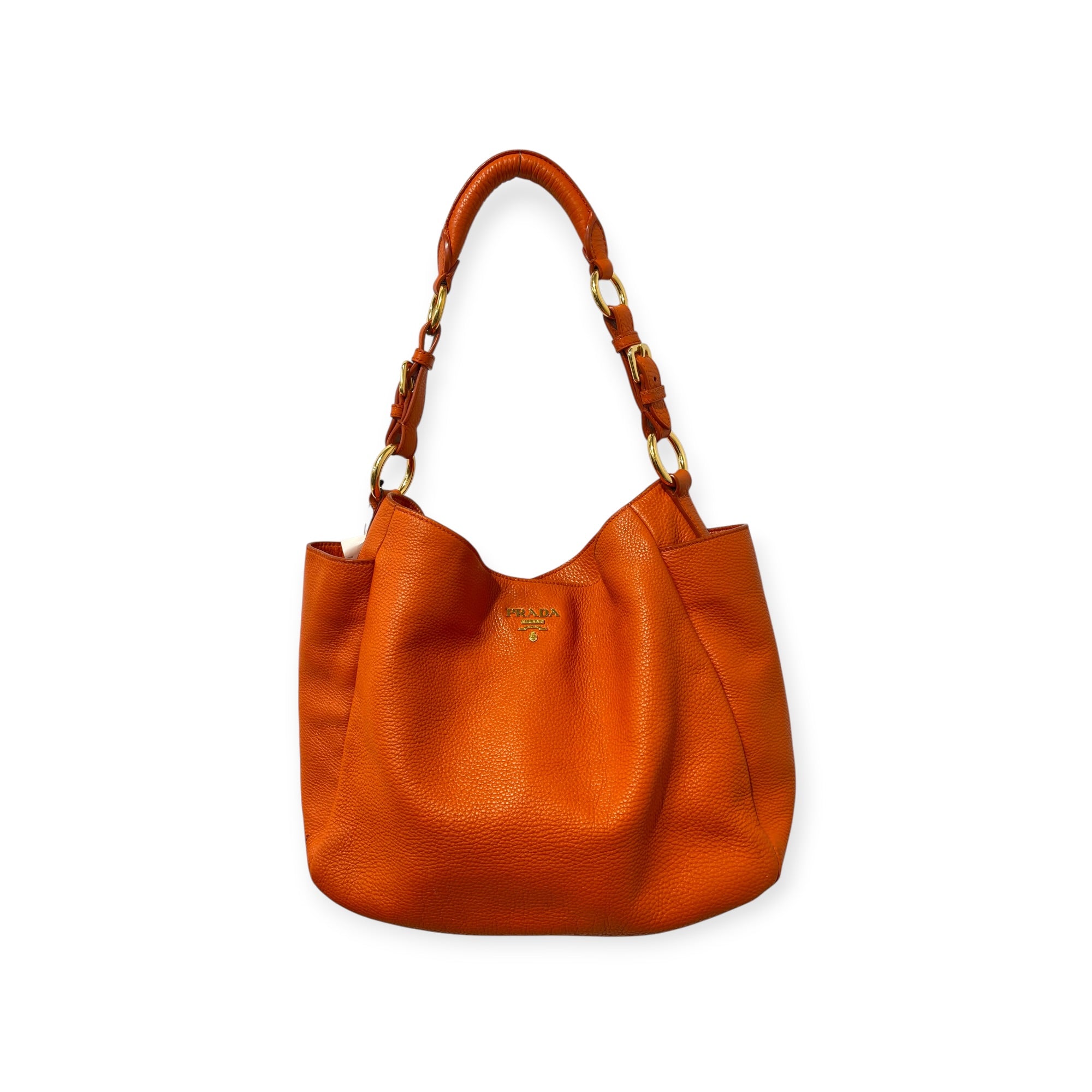 PRADA/Bag/Leather/ORN/VITELLO DAINO HOBO BAG view 1