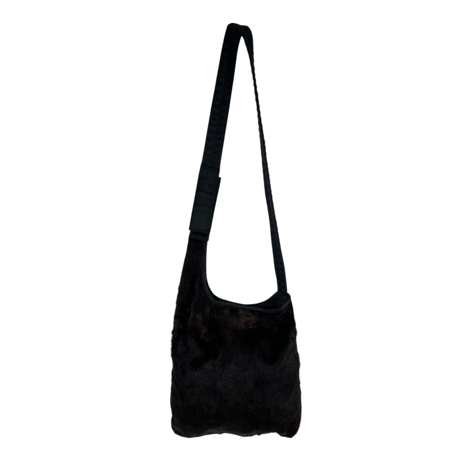 PRADA/Tote Bag/Fake Fur/BRW/FUR CROSSBODY view 1