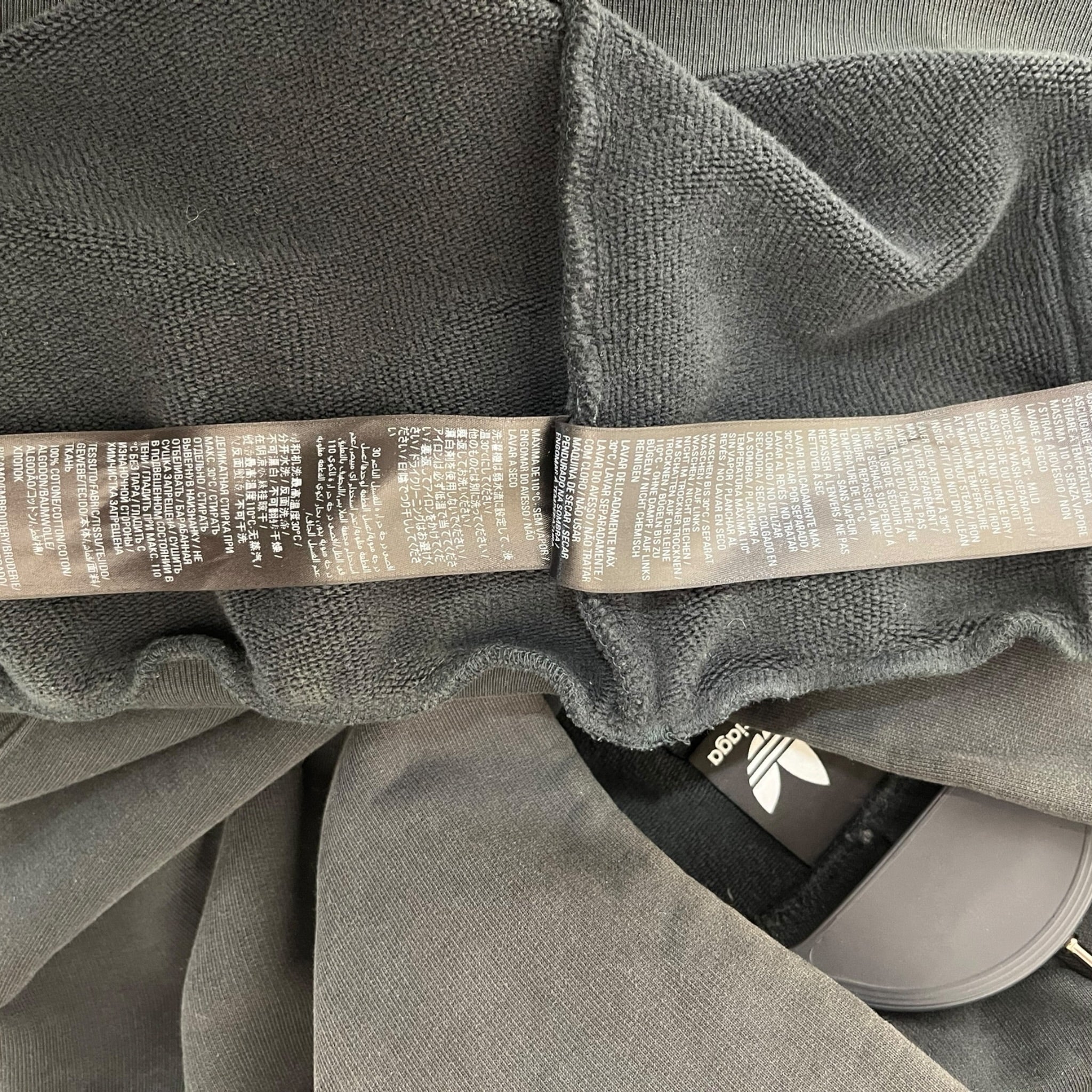 BALENCIAGA/adidas/Hoodie/L/Graphic/Cotton/GRN/Oversize/BLK WHT LOGO view 5