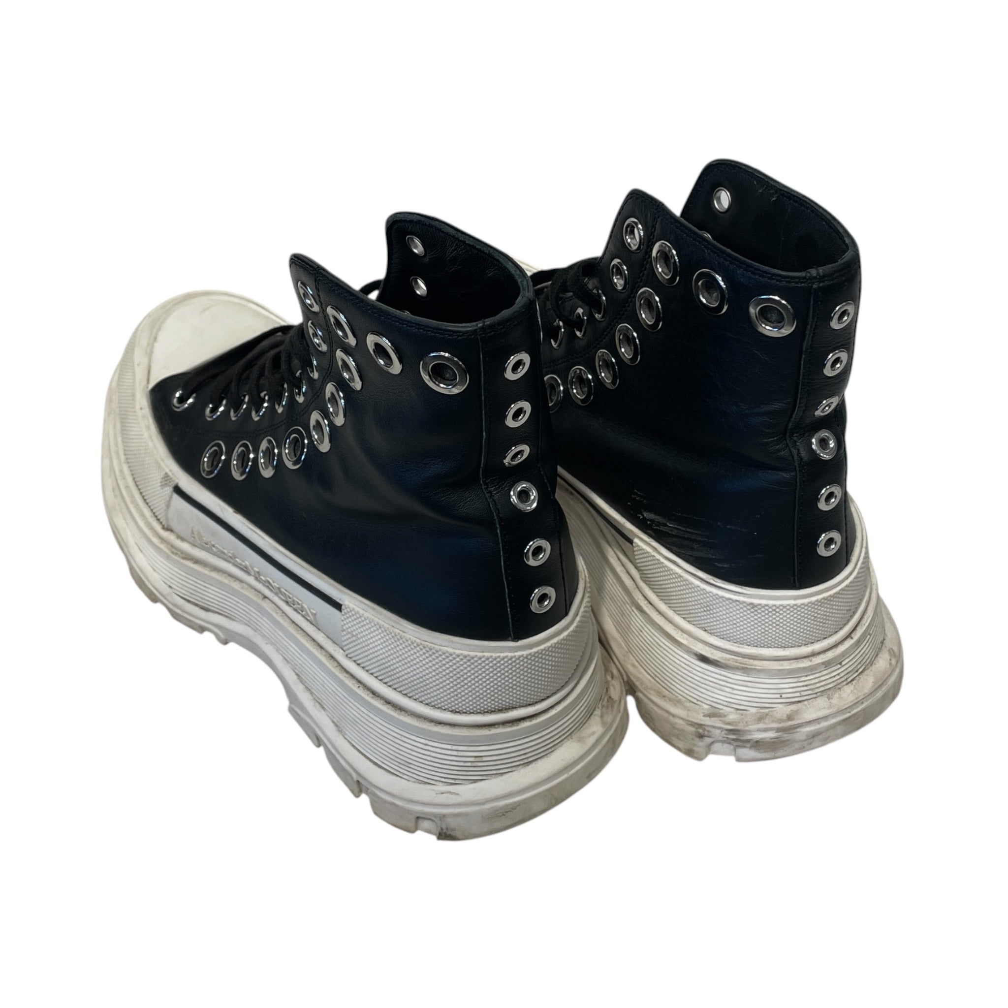 Alexander McQueen/Hi-Sneakers/EU 41/Leather/BLK/ view 2