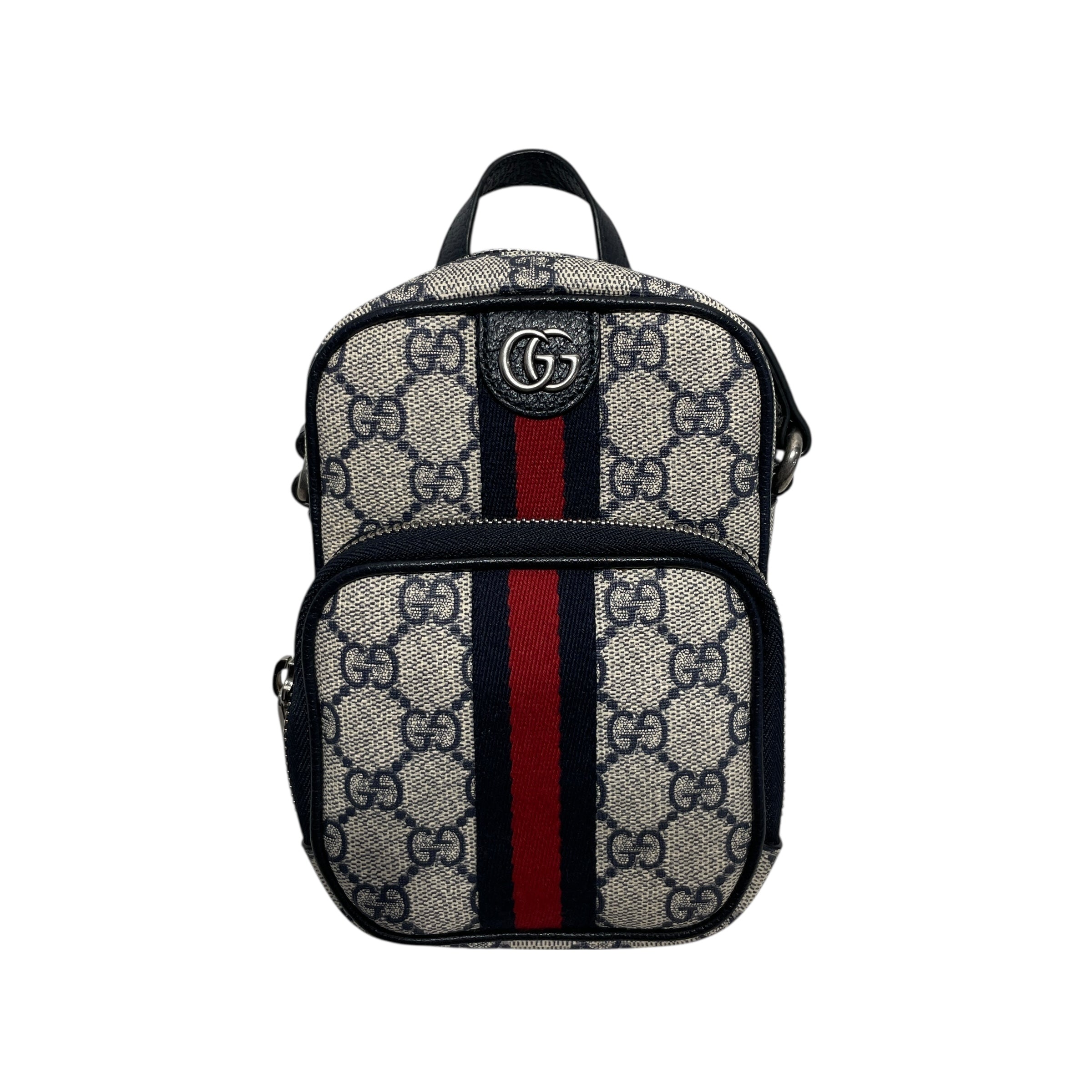 GUCCI/Bag/Monogram/NVY/GUCCI SUPREME Ophidia Mini view 1