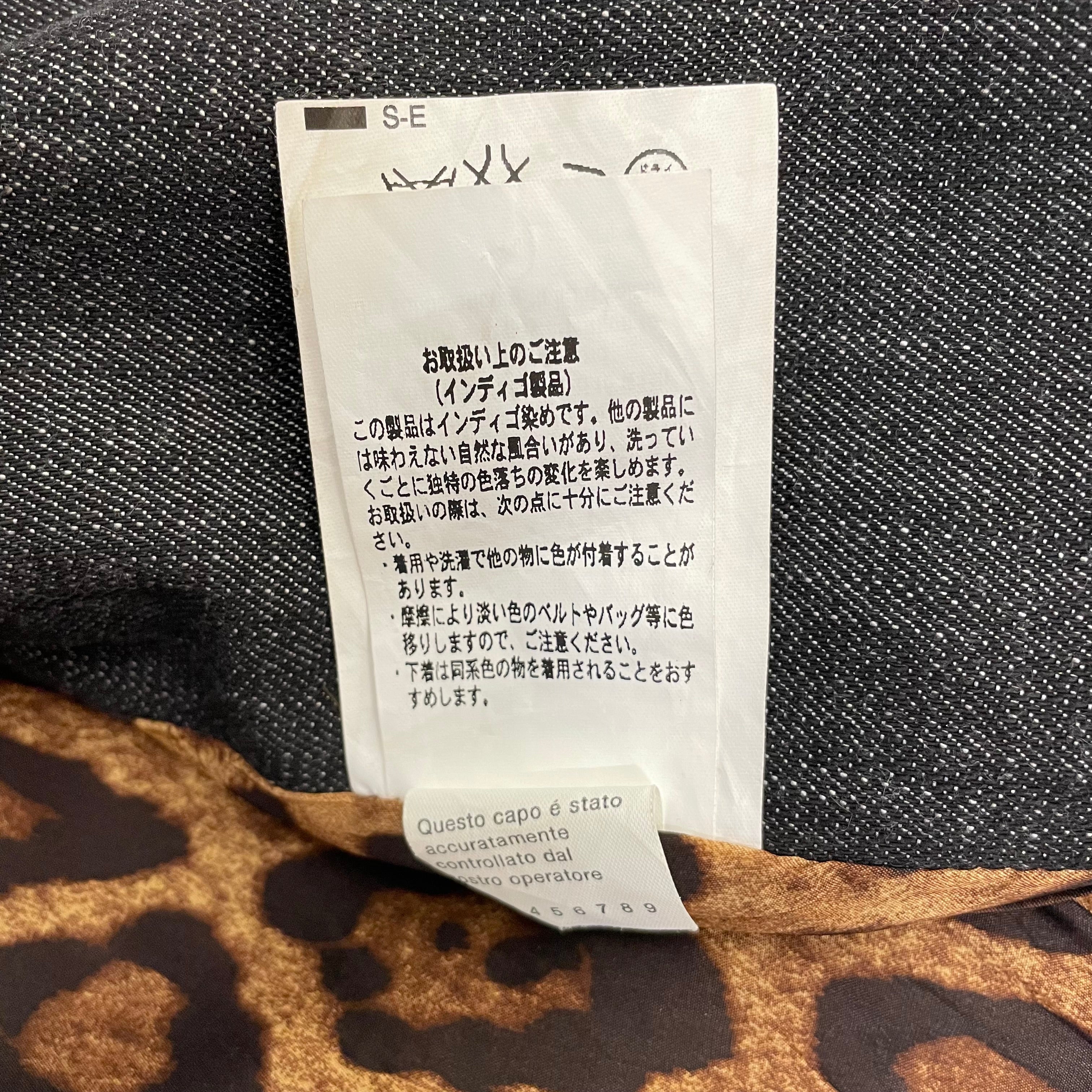 DOLCE&GABBANA/Denim Jkt/38/Denim/NVY/leopard print lining 2007 view 7