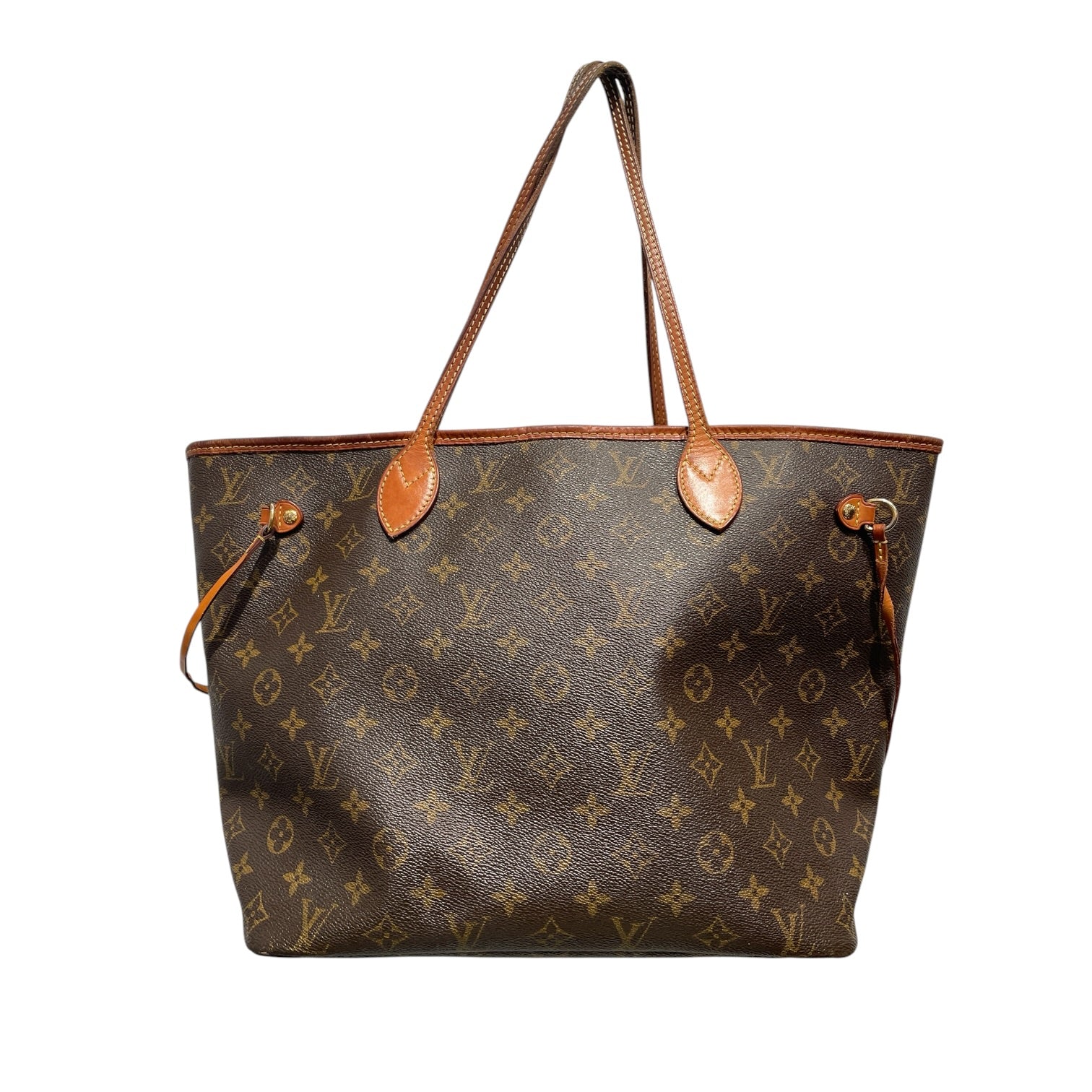 LOUIS VUITTON/Tote Bag/Monogram/Cotton/CML/NEVERFULL TOTE MM view 2