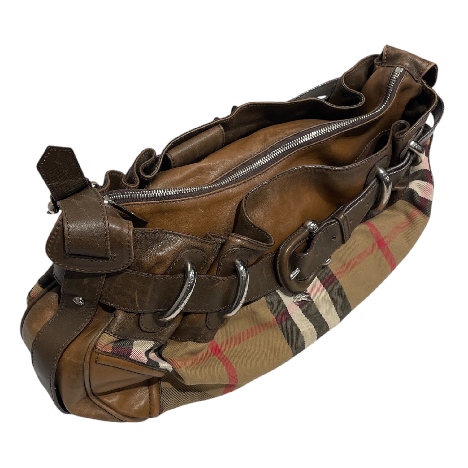 BURBERRY/Hand Bag/Plaid/Cotton/BEG/SUPER NOVA CHECK view 6