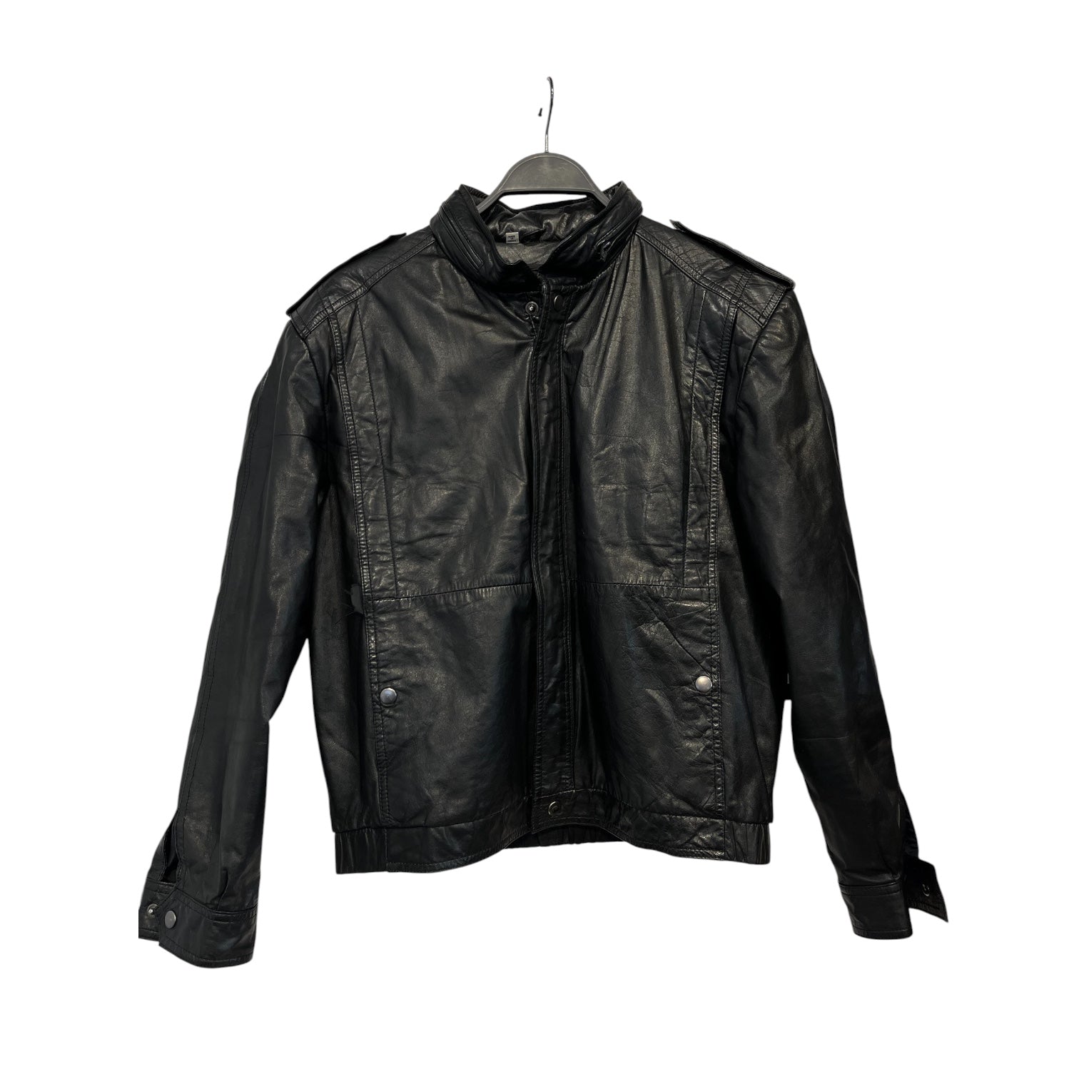 chess king/Leather Jkt/Leather/BLK/removable vest view 1