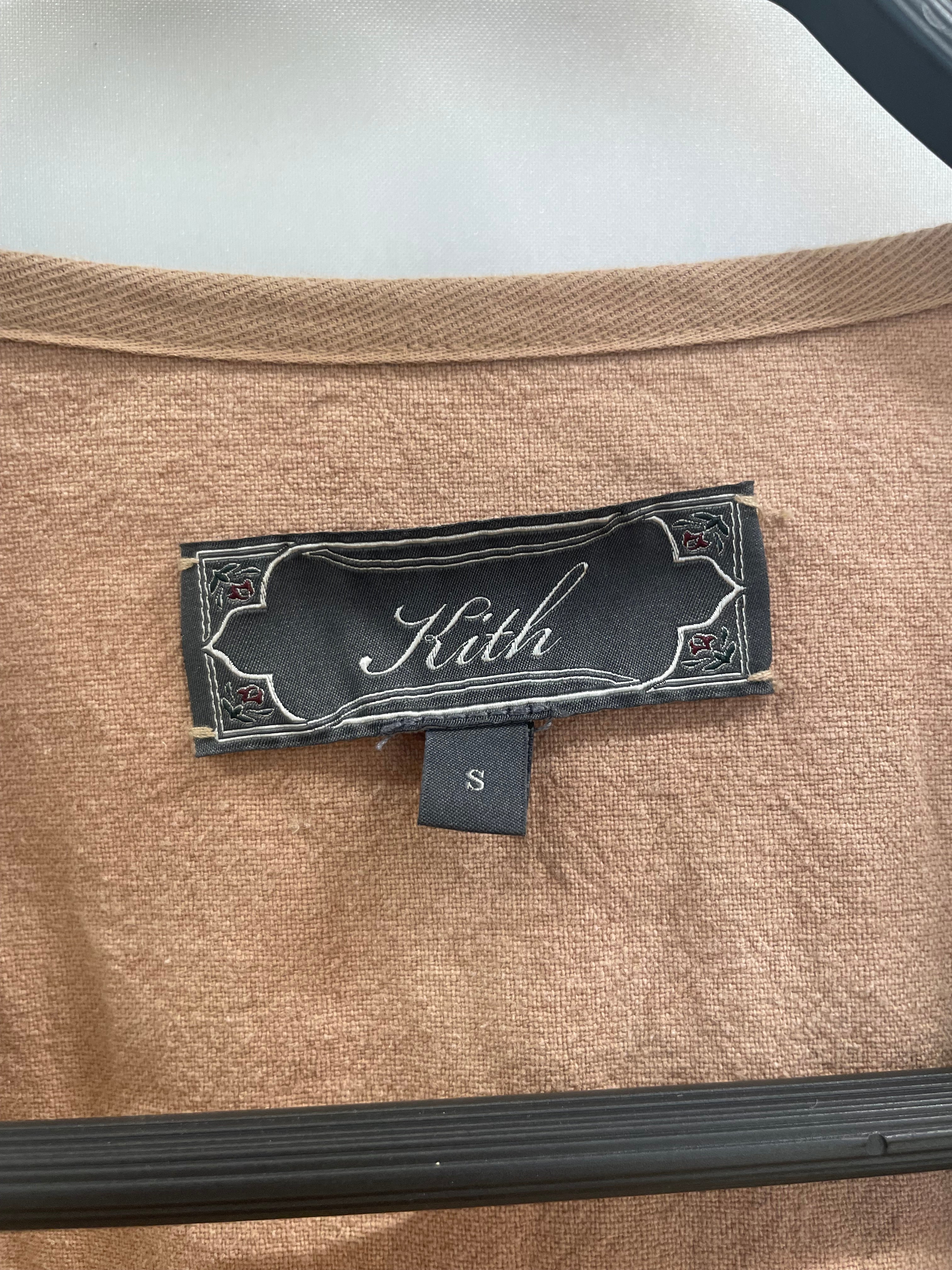 KITH/Cardigan/S/Linen/KHK/SS 25 LINEN view 4