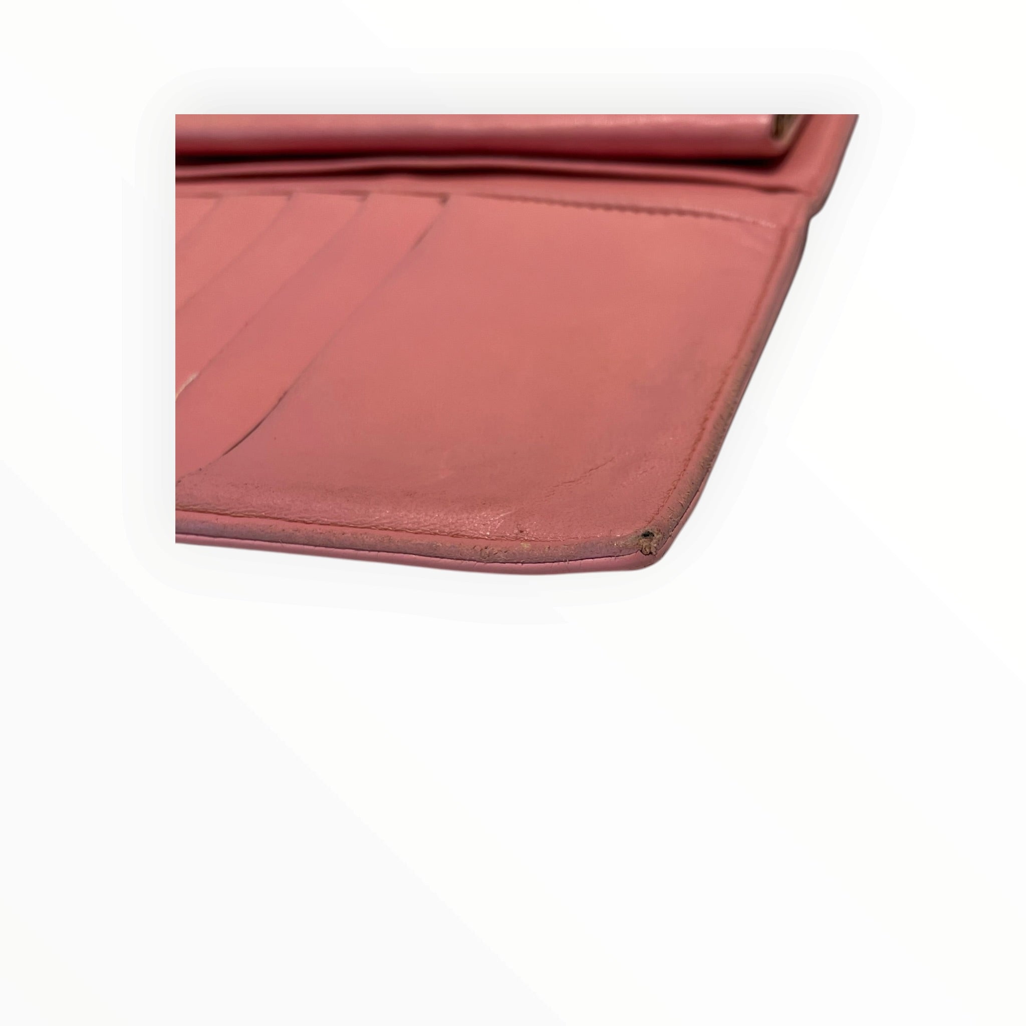 CHANEL/Wallet/Leather/PNK/L's/Caviar long cc kiss lock view 8