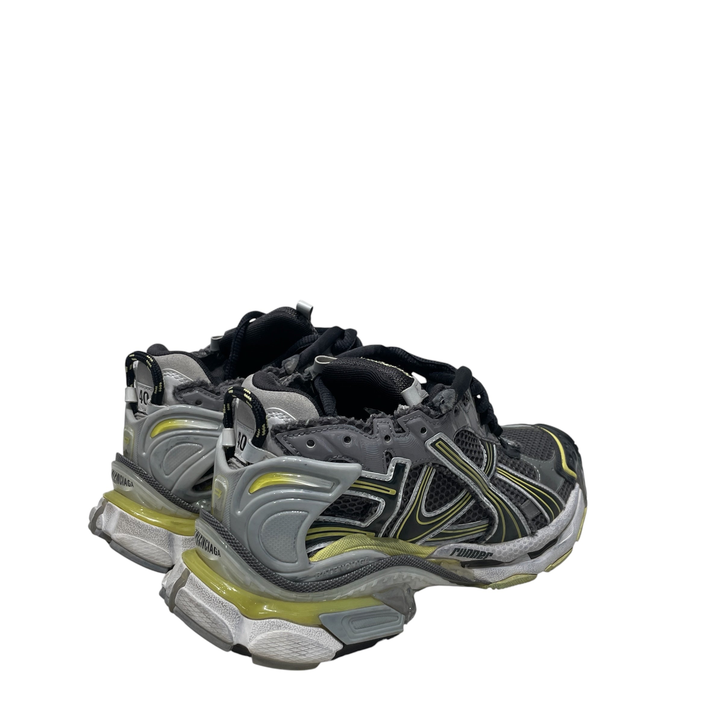BALENCIAGA/Hi-Sneakers/EU 40/Acrylic/GRY/ view 2