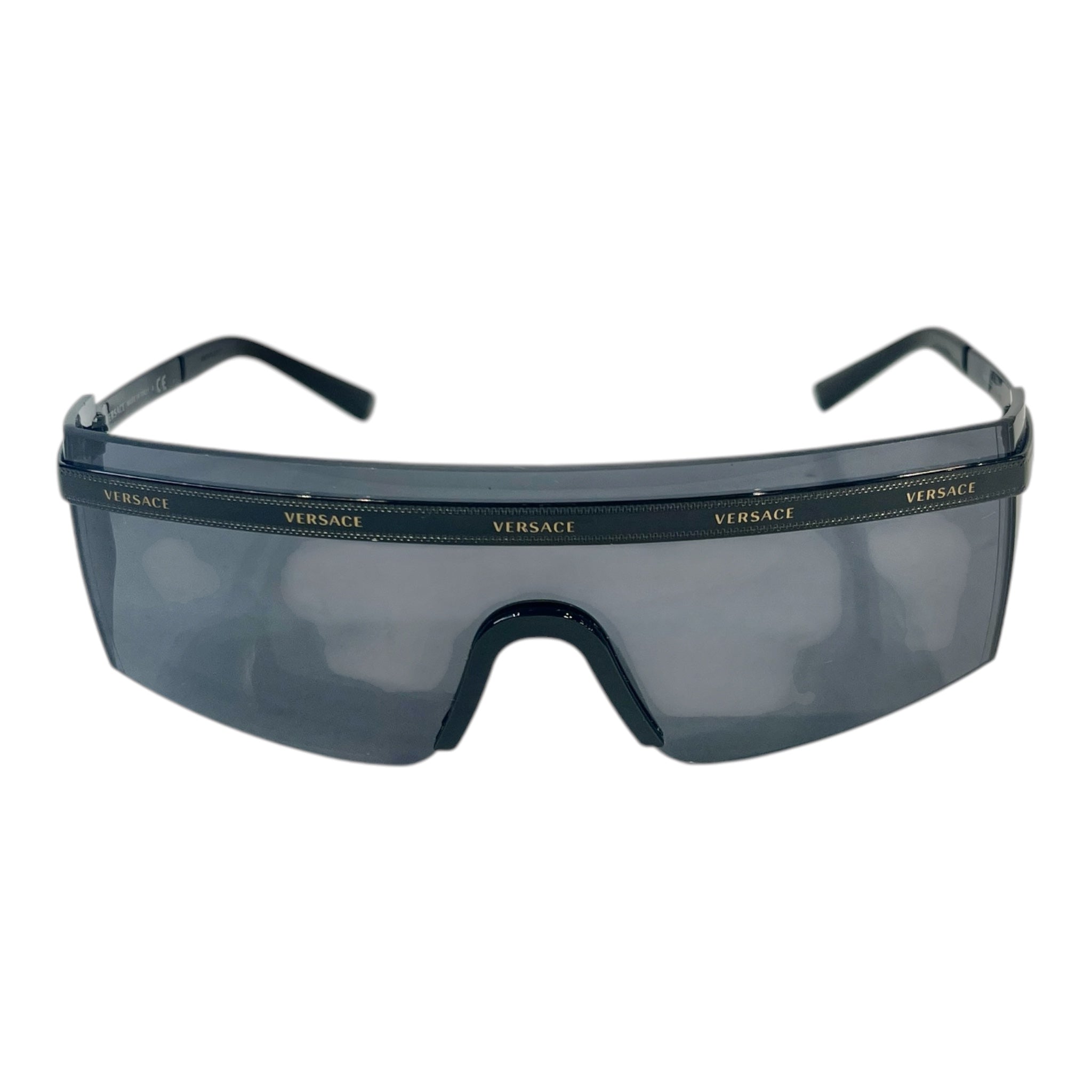 VERSACE/Sunglasses/Monogram/Celluloid/BLK/SHEILD TINTED MOD 2208 view 1