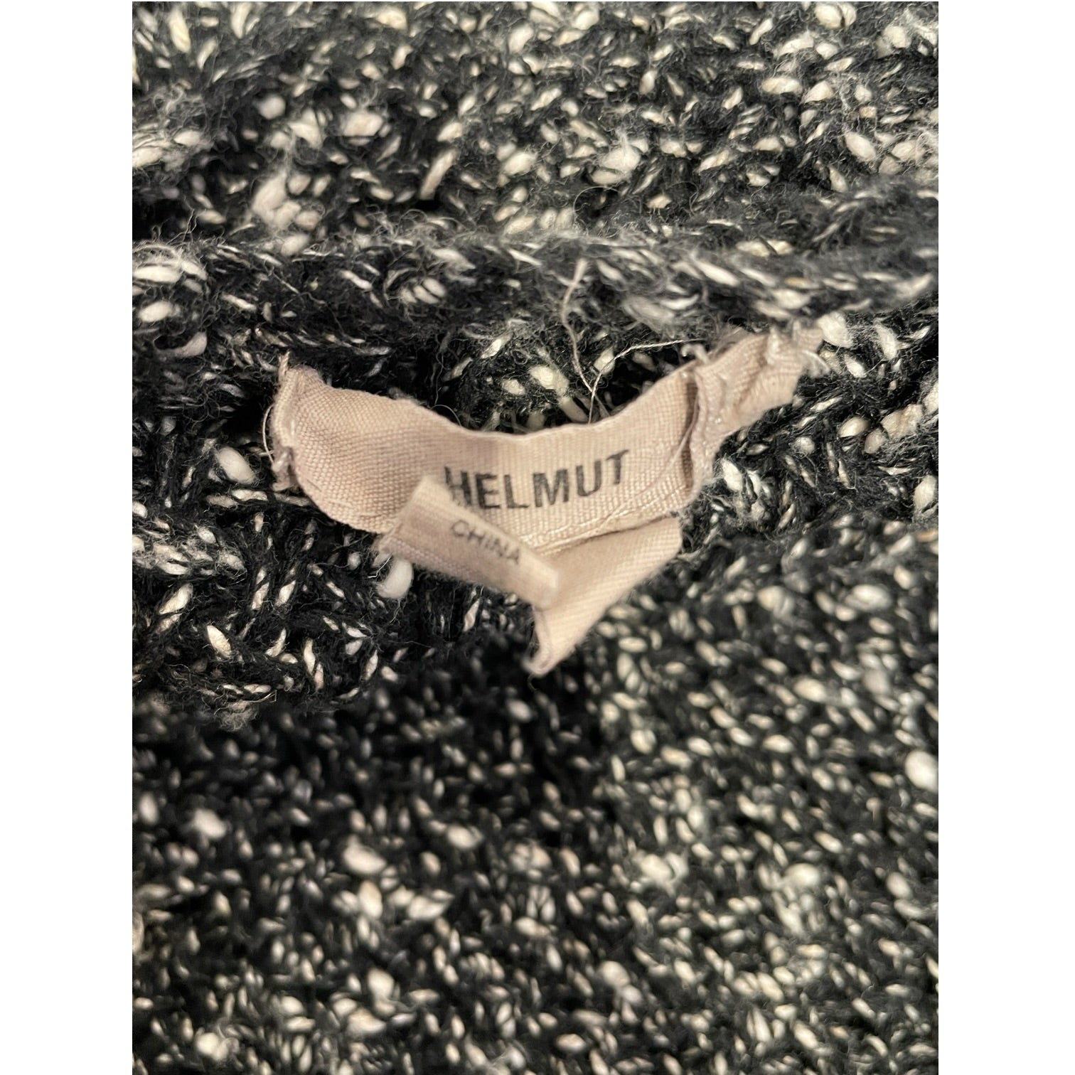 Helmut Lang/Sweater/S/Cotton/BLK/CROCHET KNIT view 3
