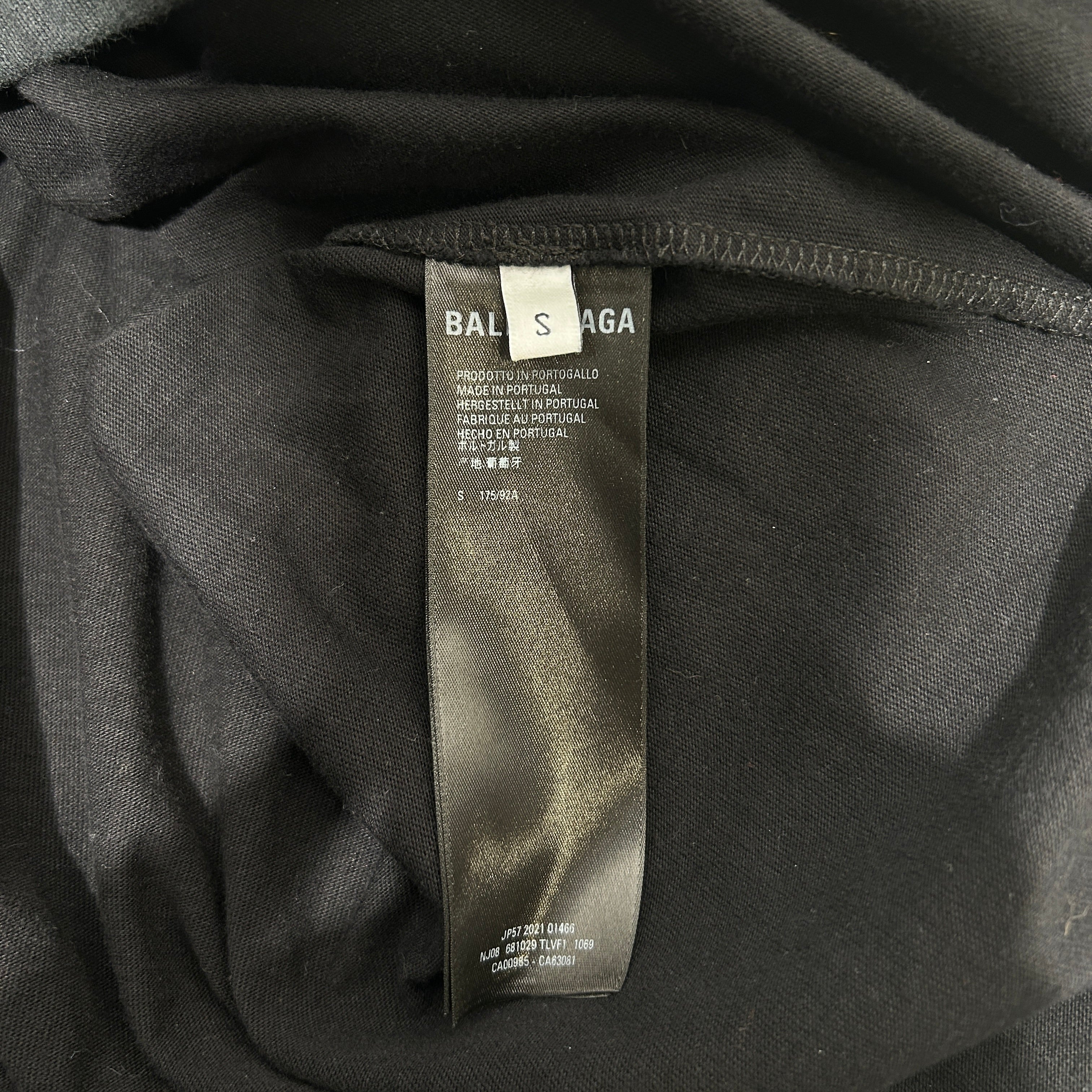 BALENCIAGA/Sweatshirt/S/Graphic/Cotton/BLK/ view 4