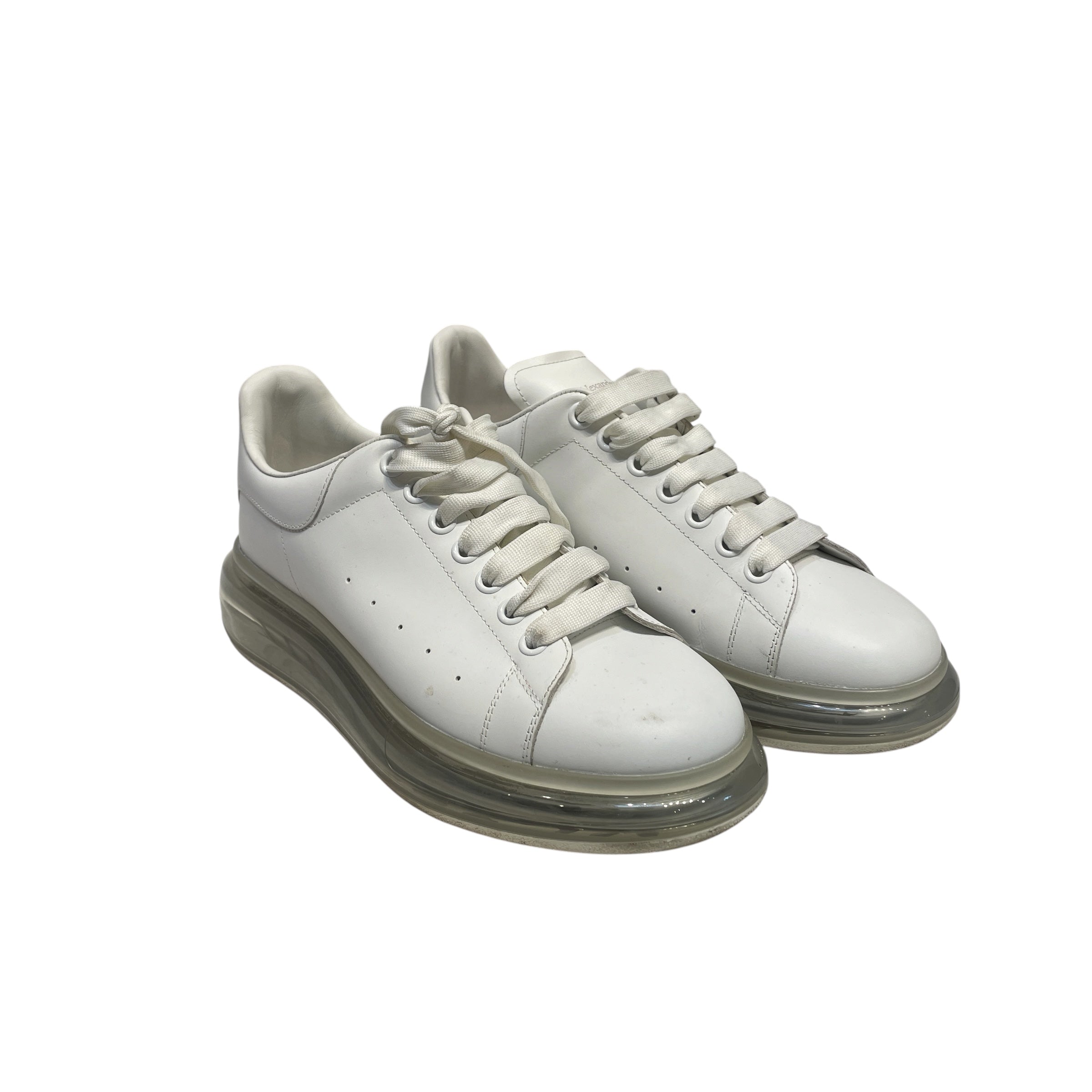 Alexander McQueen/Low-Sneakers/EU 42/WHT/clear bottom view 1