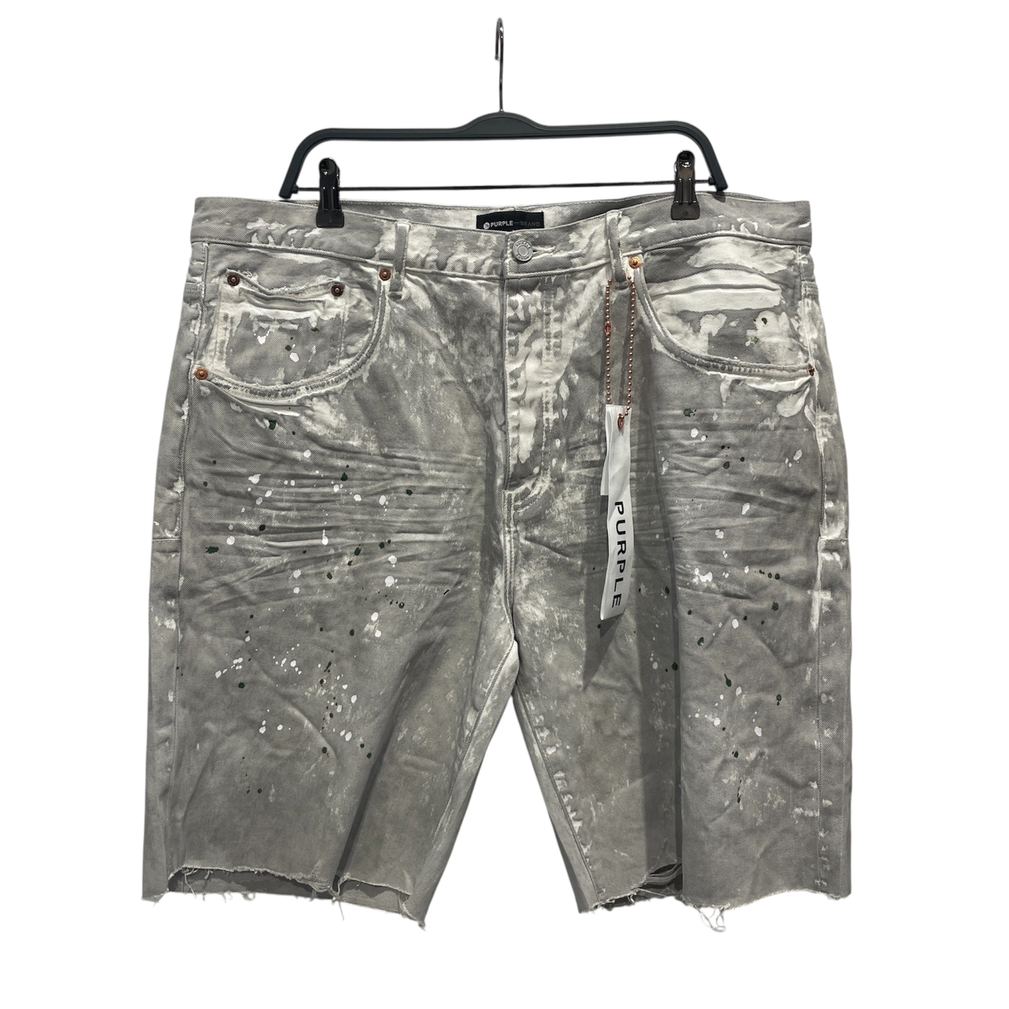 PURPLE BRAND/Shorts/GRY/All Over Print/ view 1