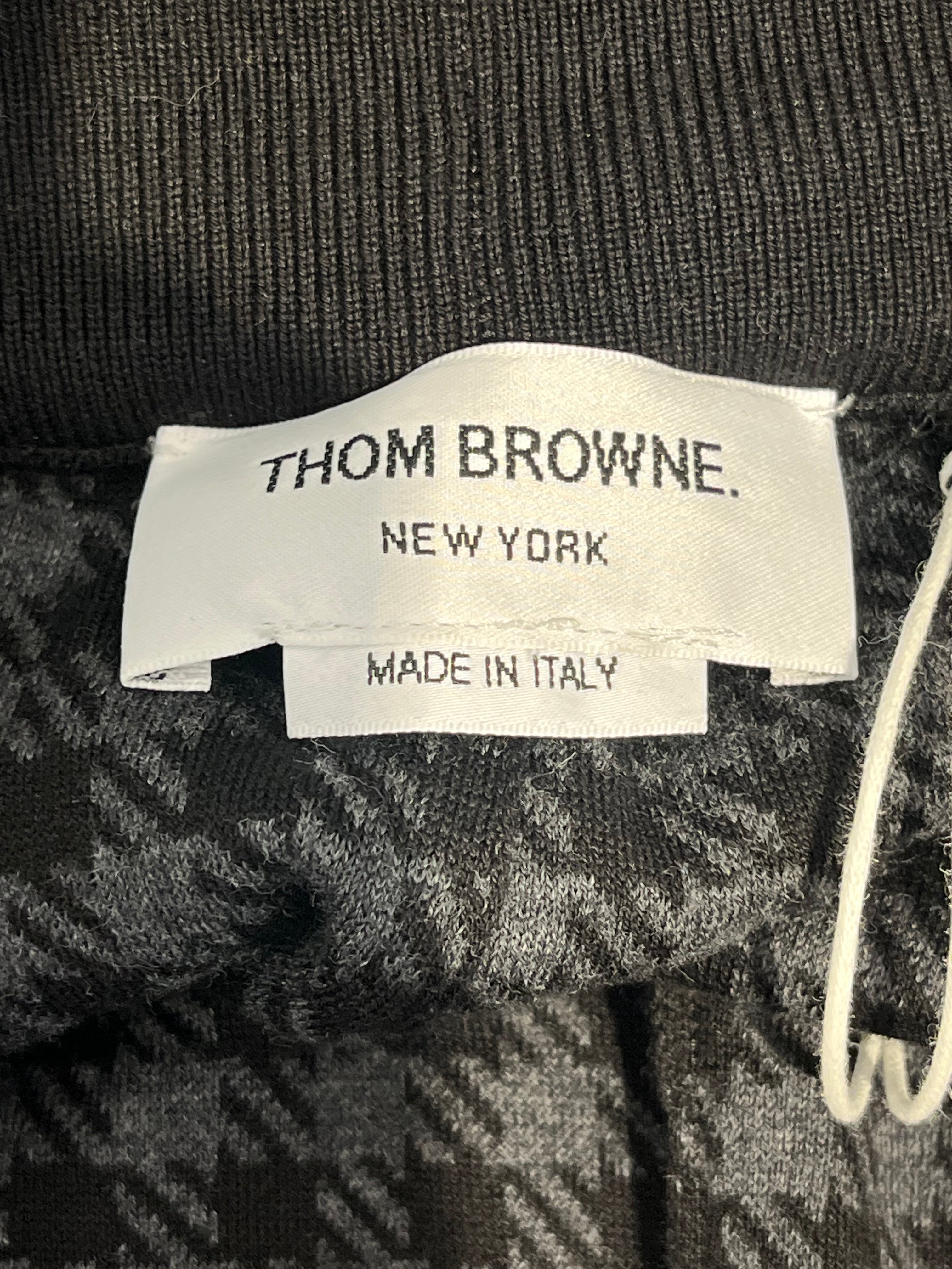 THOM BROWNE. NEW YORK/Shorts/1/Cotton/BLK/houndstooth view 3