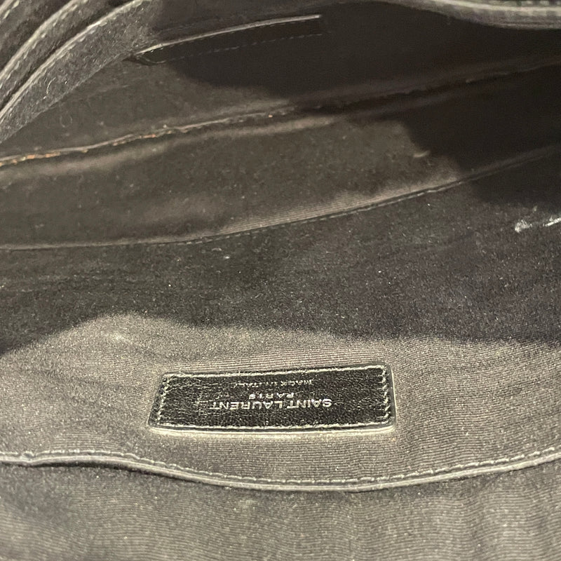 SAINT LAURENT/Pouch/OS/Leather/BLK/Star