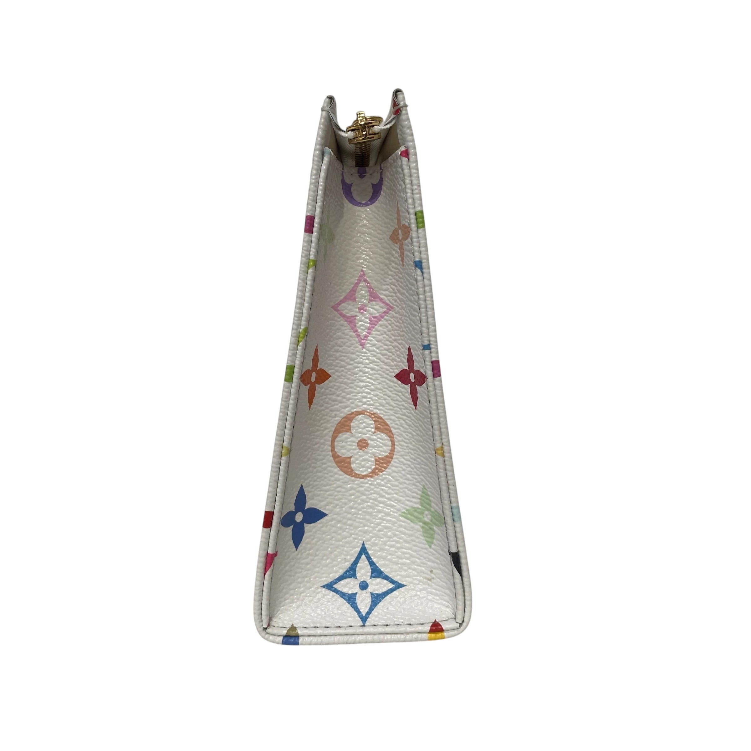 LOUIS VUITTON/Pouch/Monogram/Leather/WHT/murakami lv x tm toiletry pouc view 8