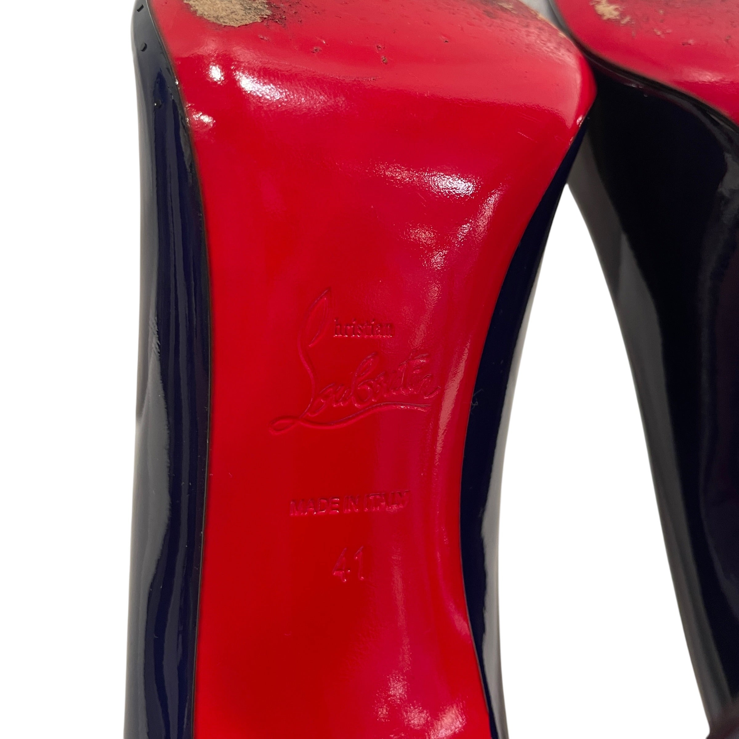 Christian Louboutin/Heels/EU 41/Leather/NVY/PIGALLE FOLLIES 100 view 5