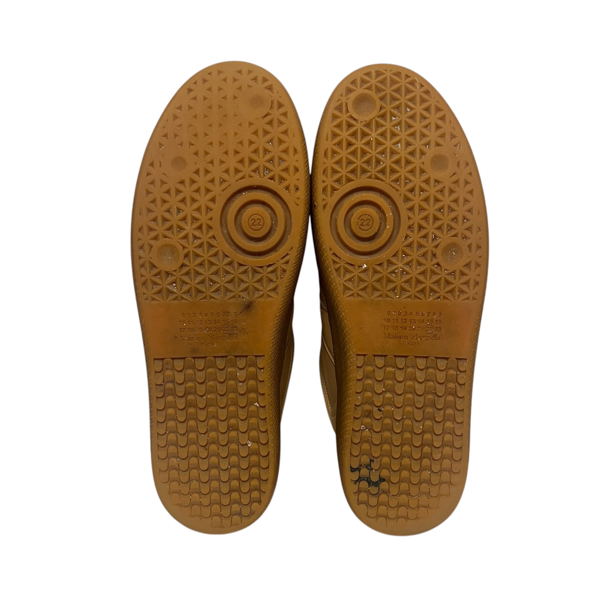Maison Margiela/Low-Sneakers/EU 44/Leather/BEG/22 sub low sneaker/platform view 3