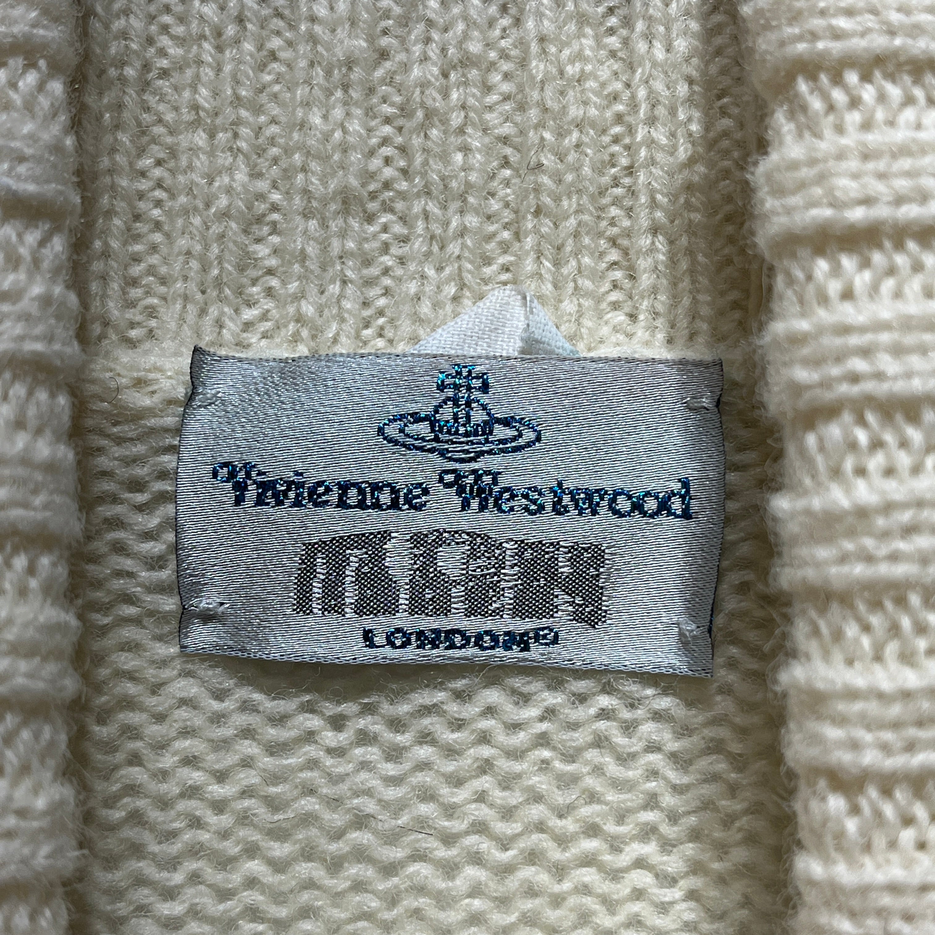 Vivienne Westwood MAN/Sweater/M/Wool/CRM/Turtle Neck/MAN view 3