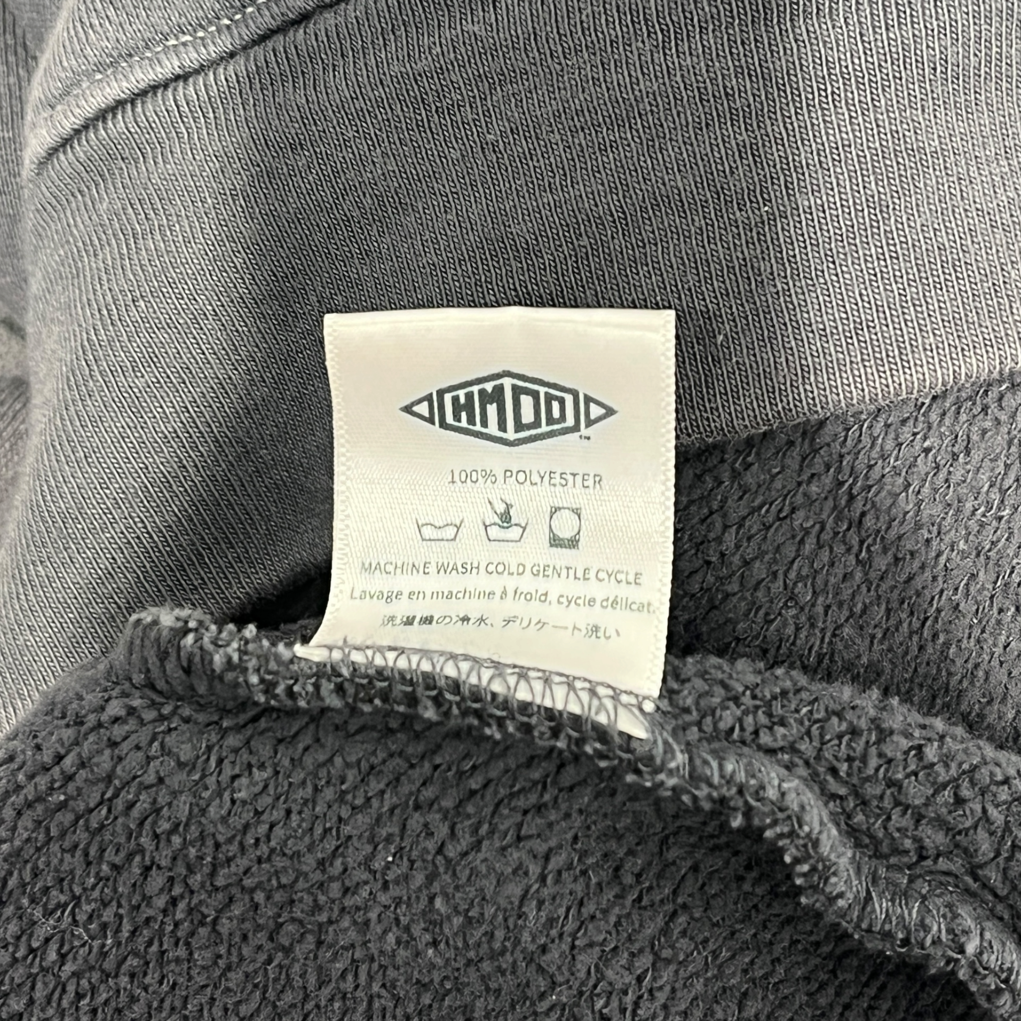 HMDD(Happy Memories Don't Die)/Zip Up Hoodie/S/Polyester/IDG/CHIM ATHLETIC"CHIM"ZIP UP view 4