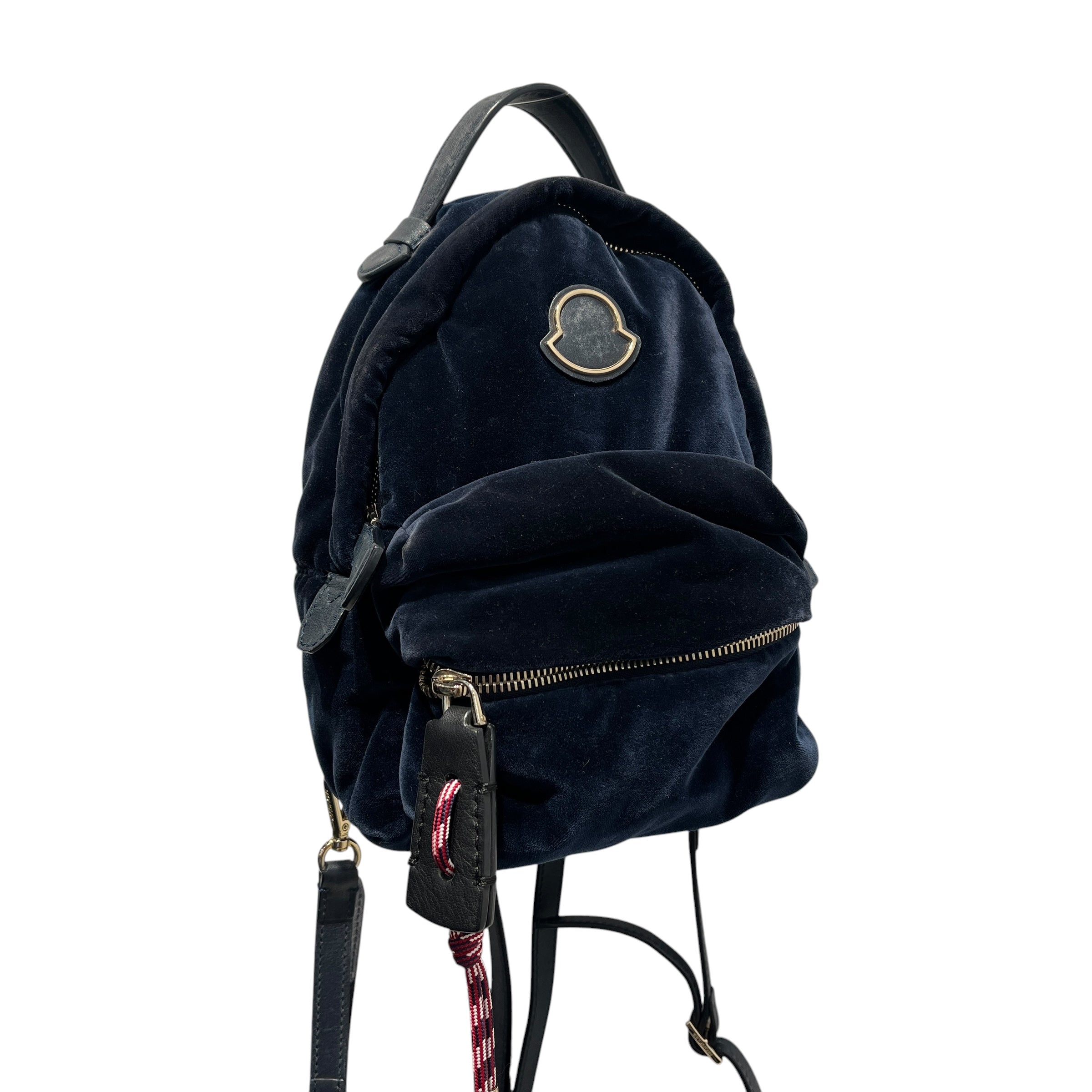MONCLER/Backpack/NVY/velvet mini backpack view 4