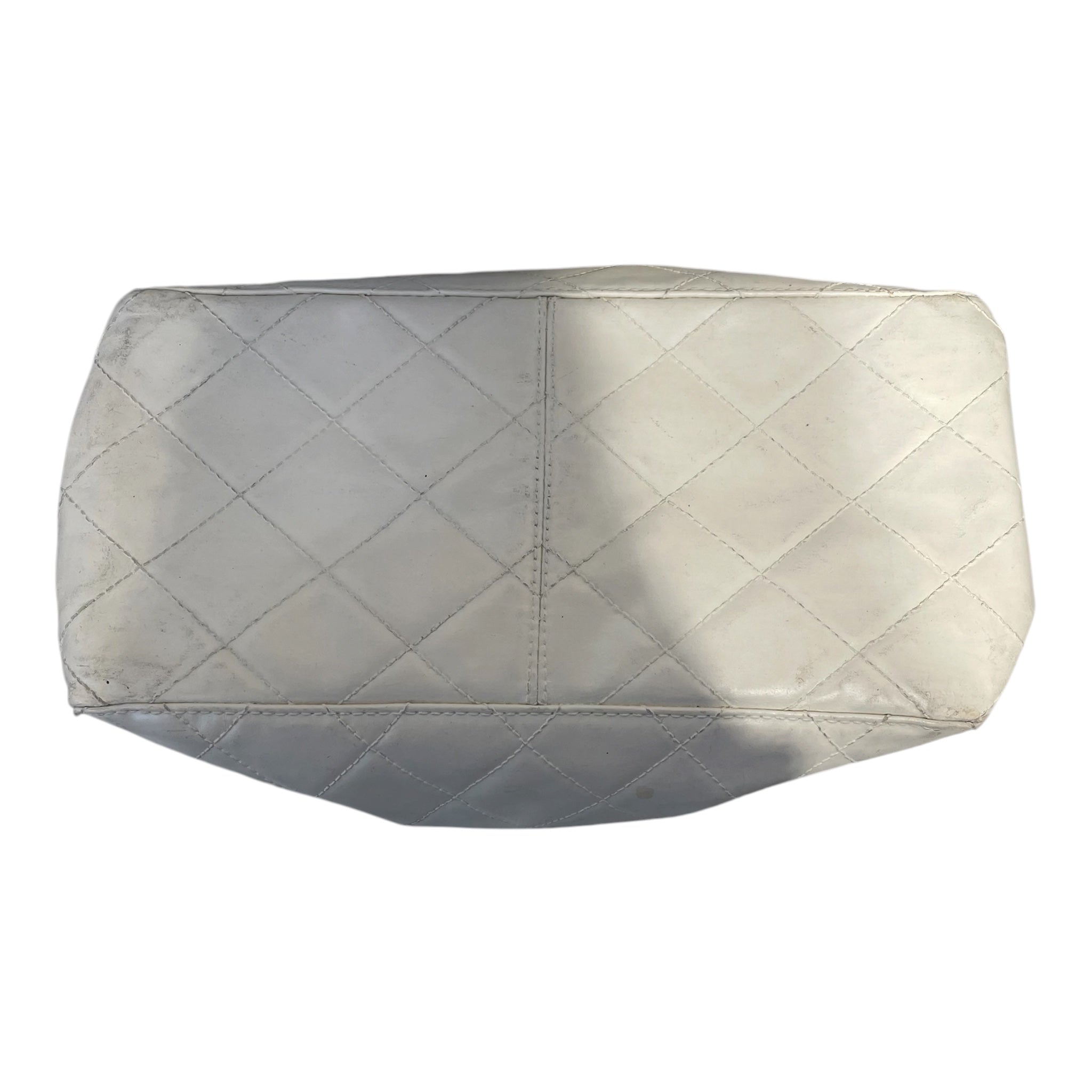 CHANEL/Basket Bag/Leather/WHT/VINTAGE CHANEL  98-96 view 8