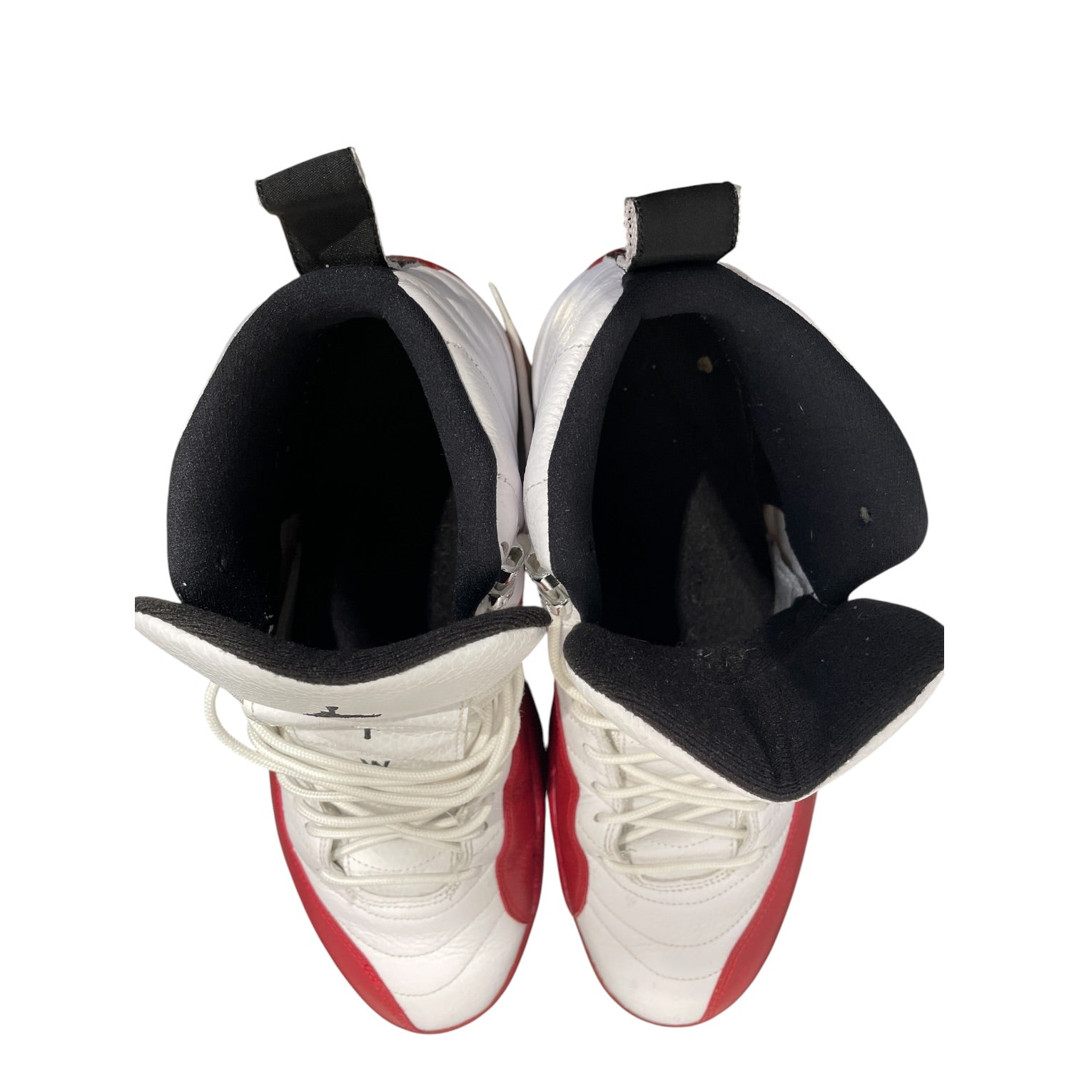 JORDAN BRAND/Hi-Sneakers/US 13/Leather/WHT/12 Retro Cherry view 3