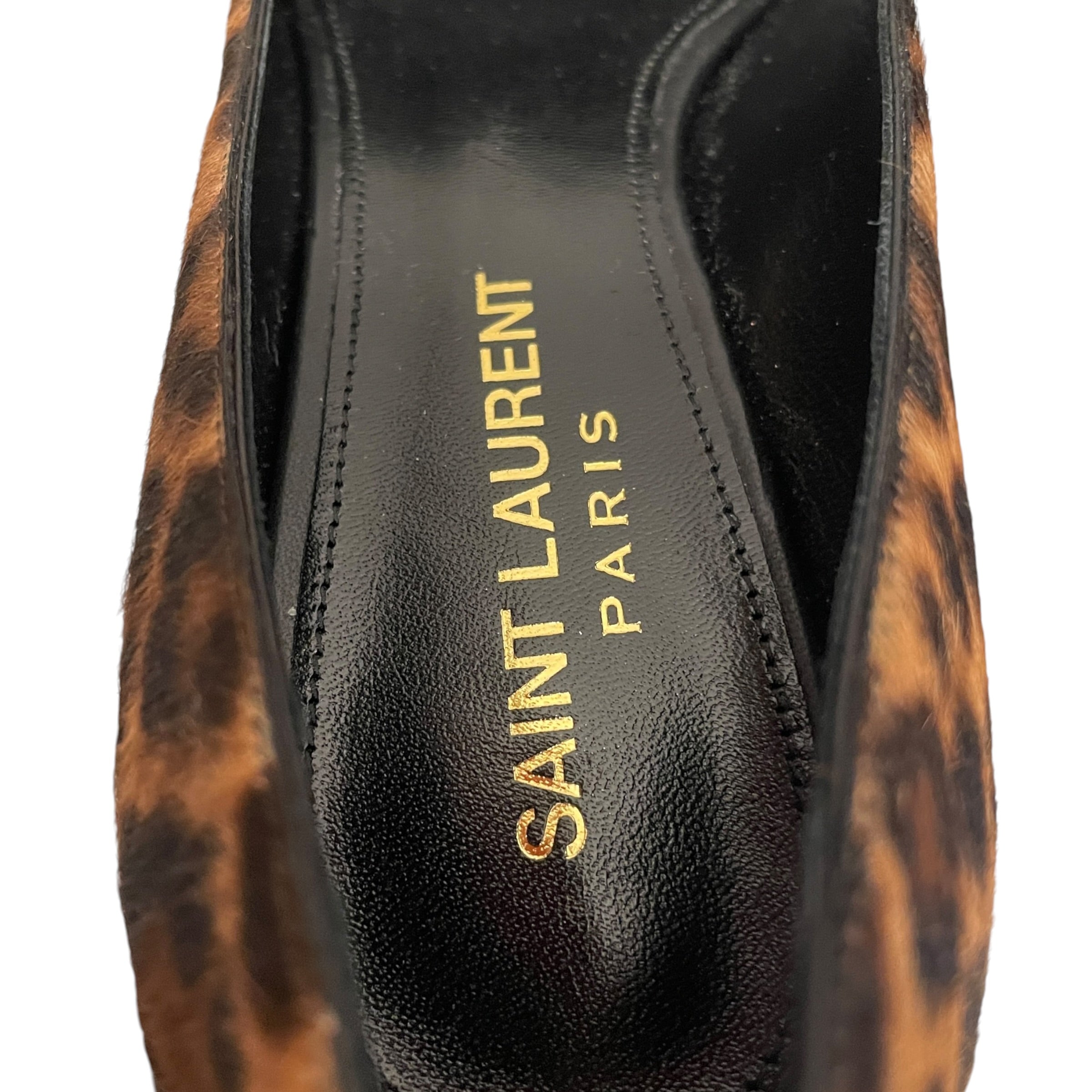 SAINT LAURENT/Heels/EU 36/Animal Pattern/Fur/BRW/CALF HAIR view 3