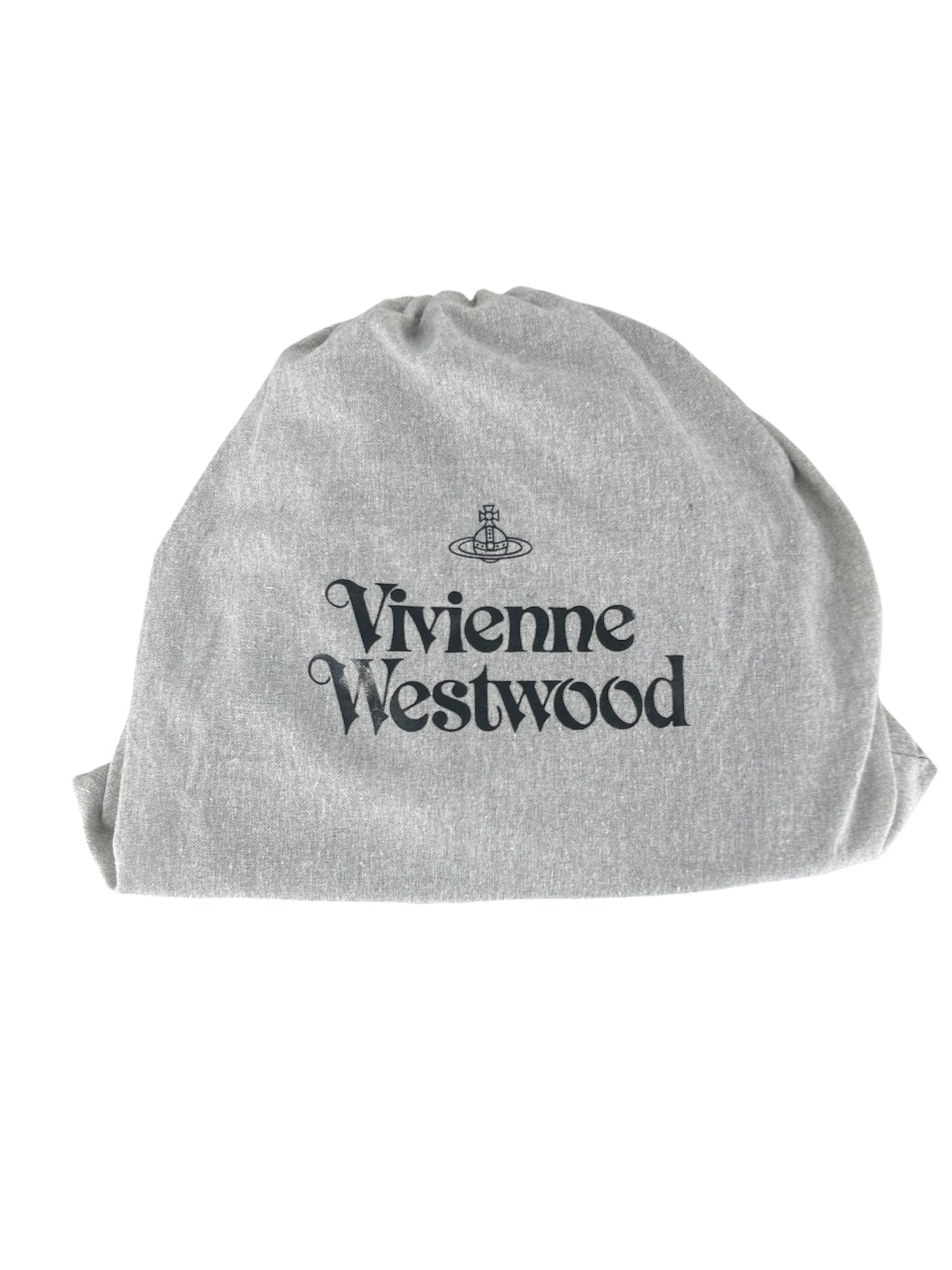 Vivienne Westwood/Bag/BLK/VEGAN VELVET S SMALL ORB LOGO view 8