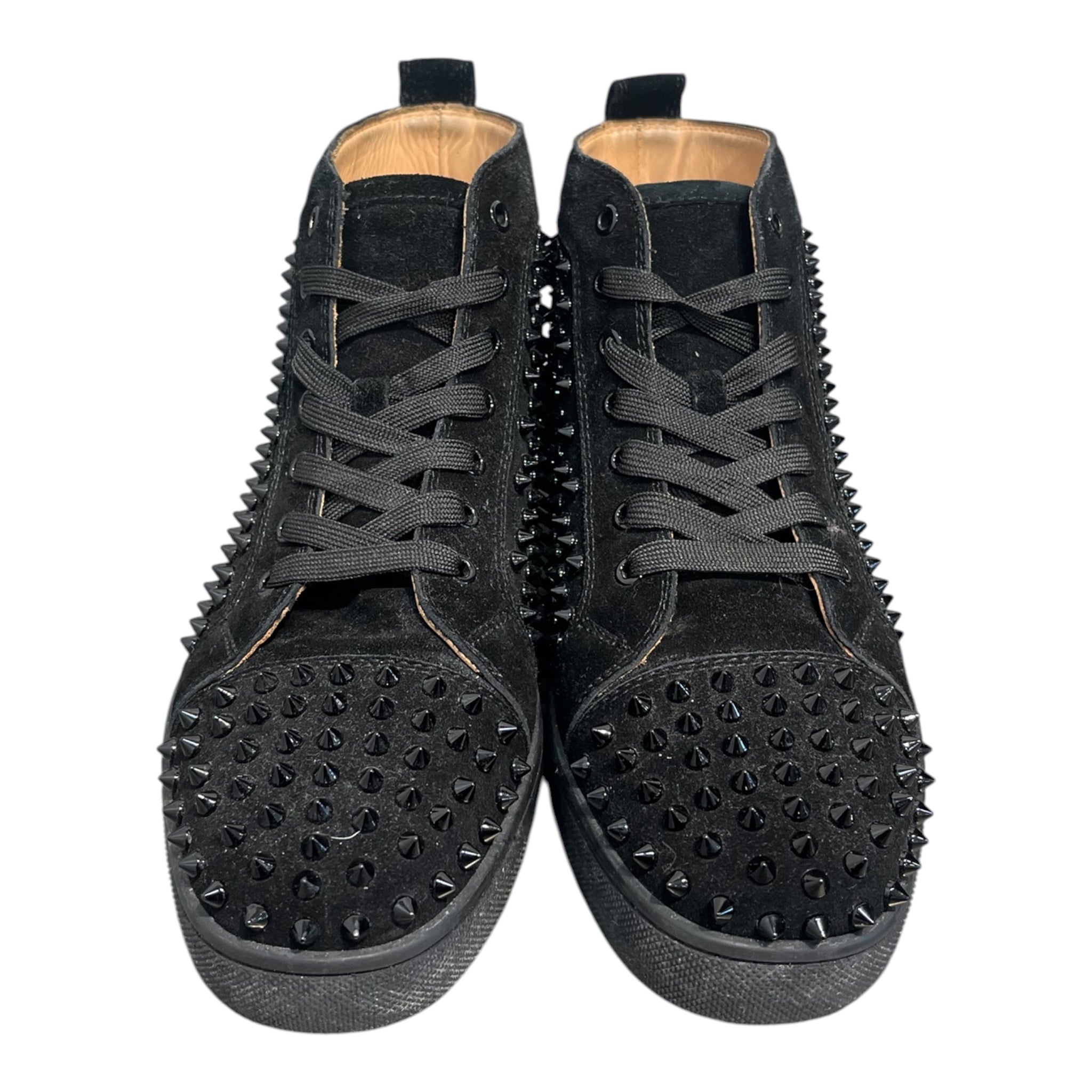 Christian Louboutin/Hi-Sneakers/BLK/spike view 2