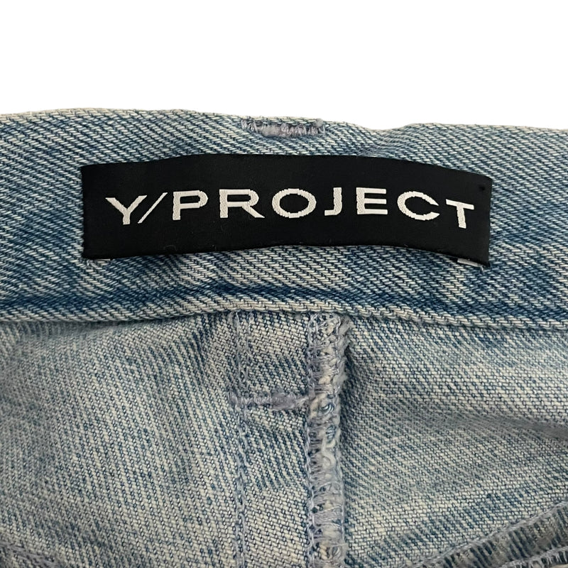 Y/PROJECT/Pants/30/Denim/IDG/All Over Print/FLOCK SOUFFLE