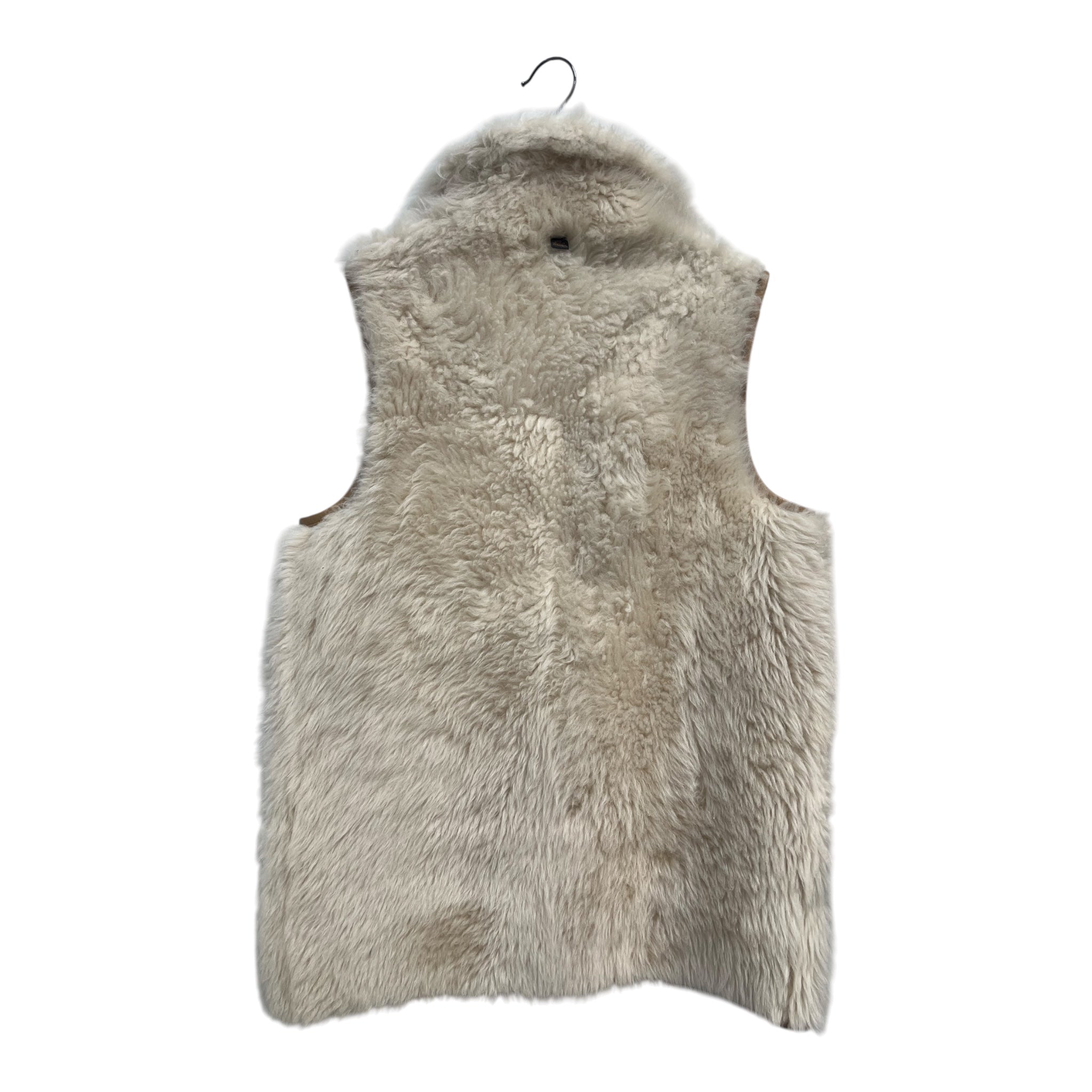 COACH/Vest/L/BEG/reverisble yak fur vest view 2