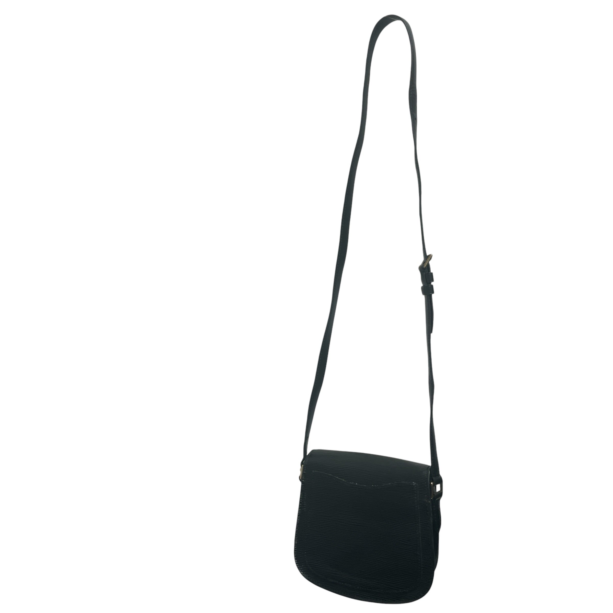 LOUIS VUITTON/Cross Body Bag/Leather/BLK/epi saint cloud view 2