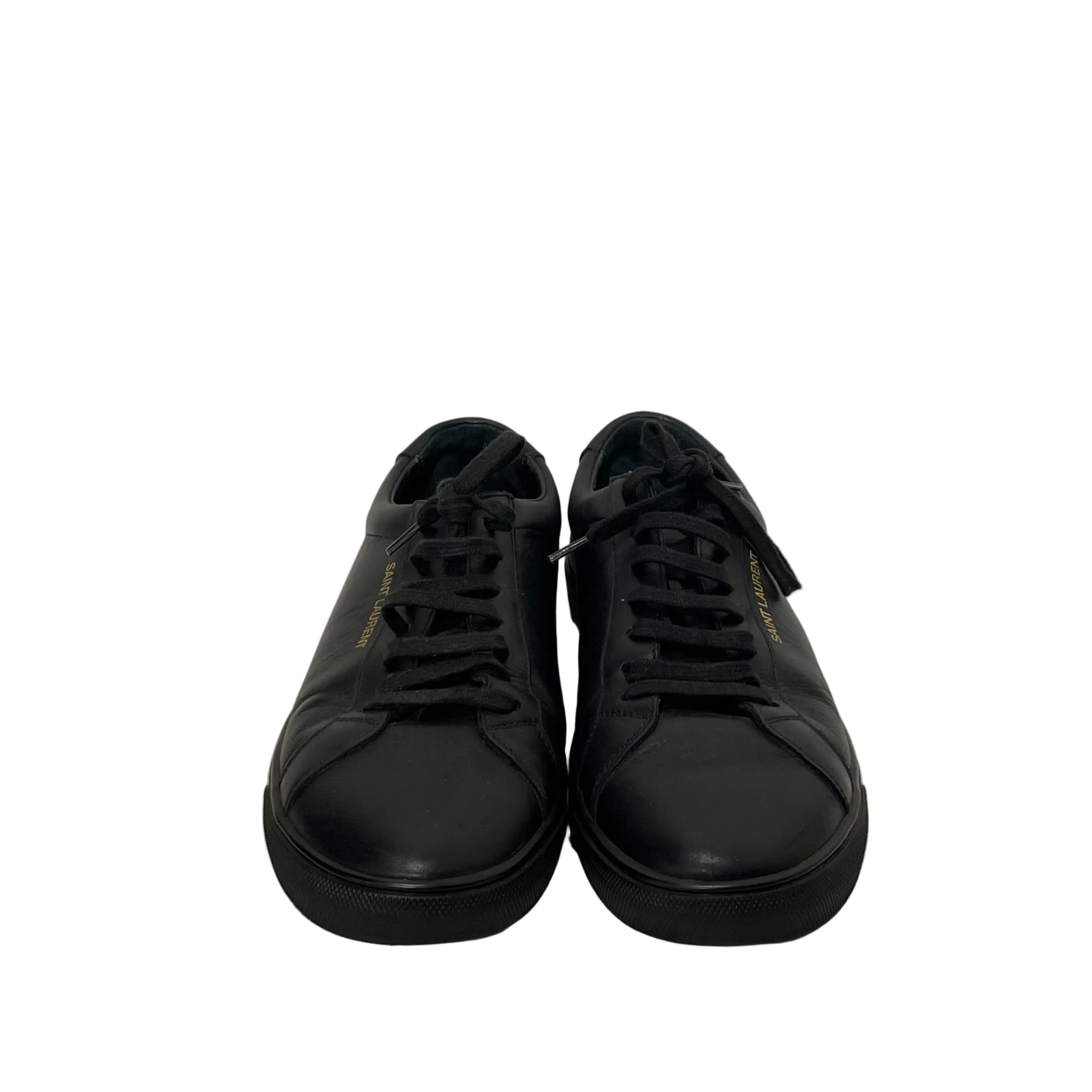 SAINT LAURENT/Low-Sneakers/US 8.5/Leather/BLK/ANDY SNEAKERS view 3