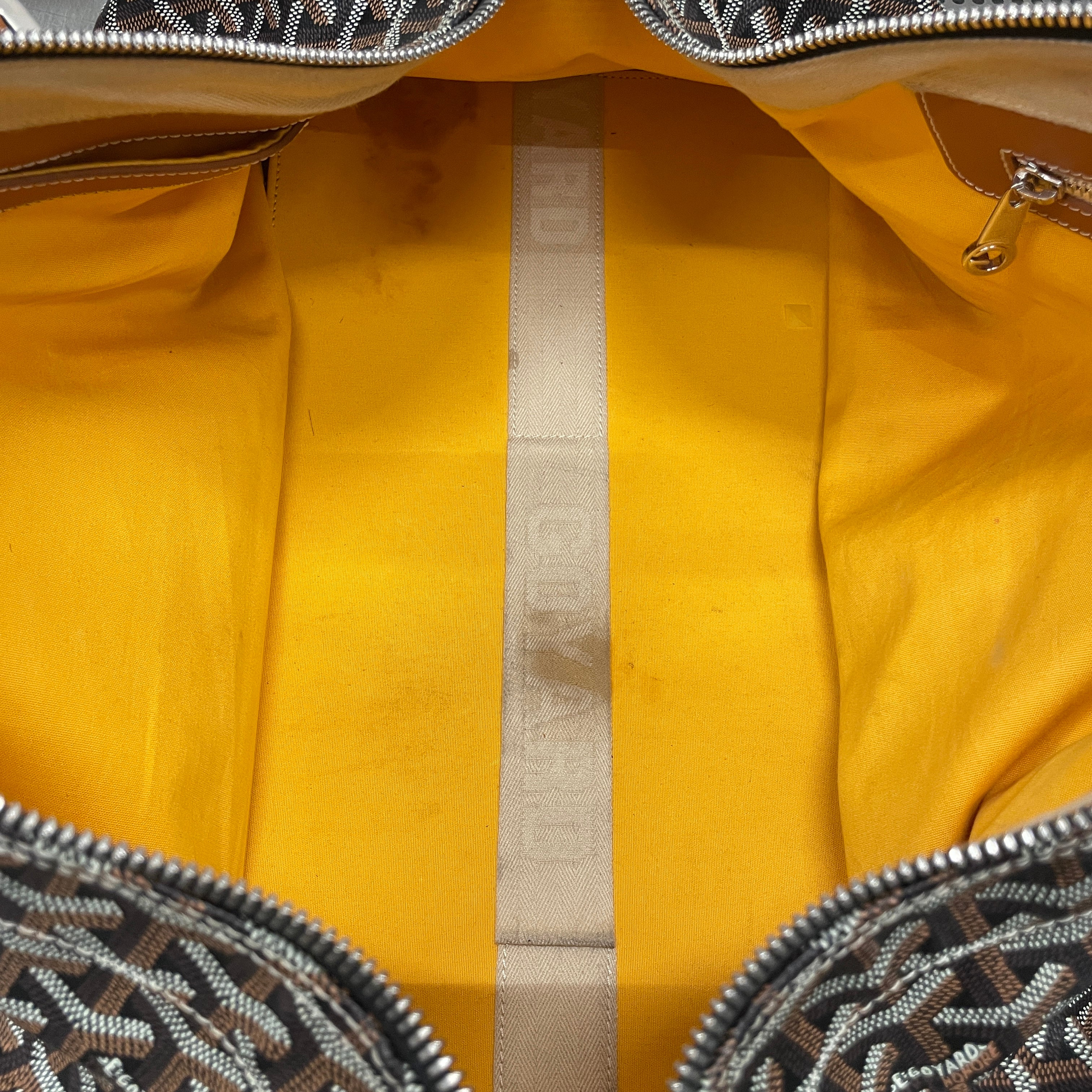 GOYARD/Tote Bag/Monogram/Leather/BRW/Bowling 55 Bag view 4